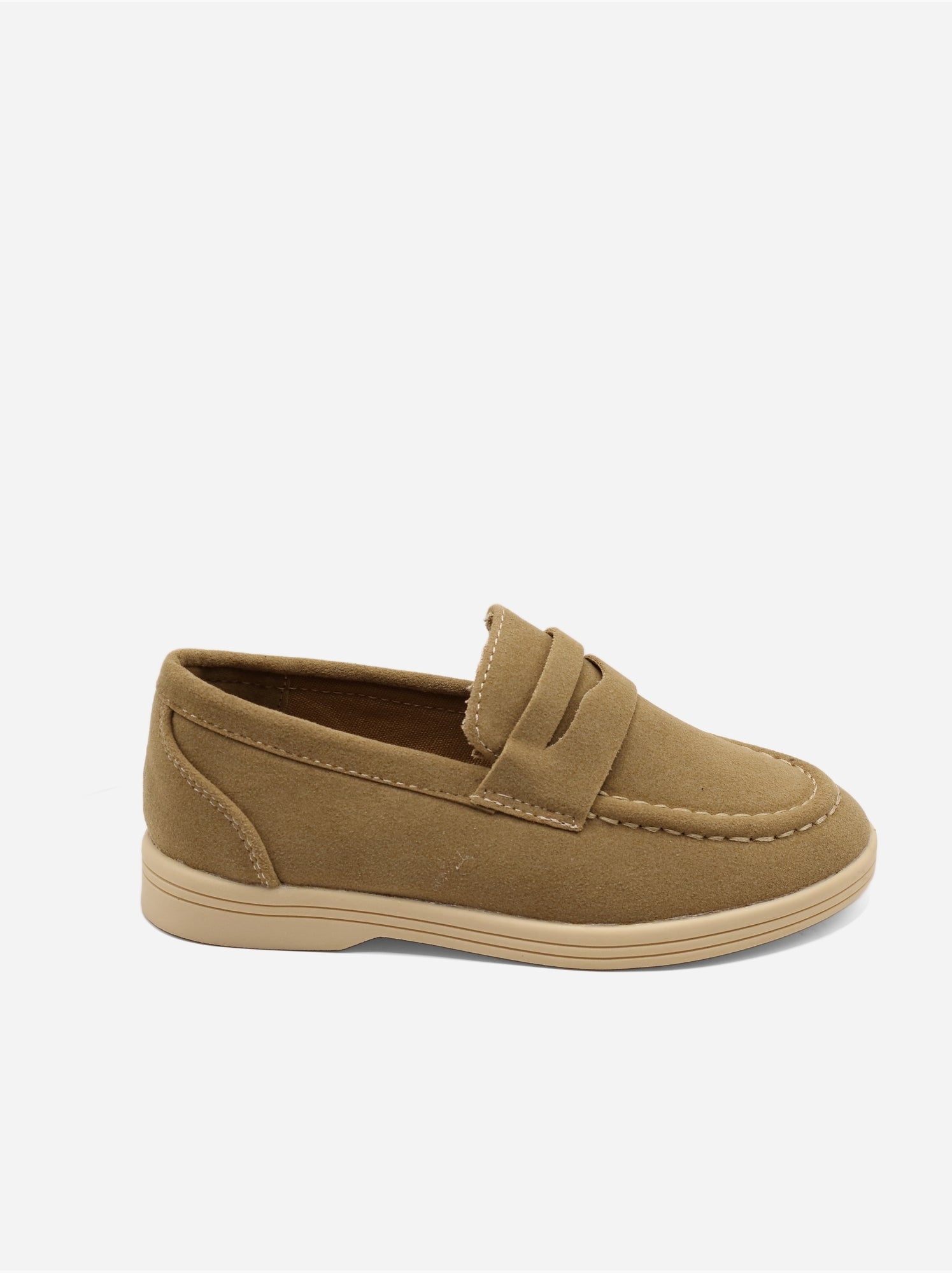 Mocassins effet daim - Taupe