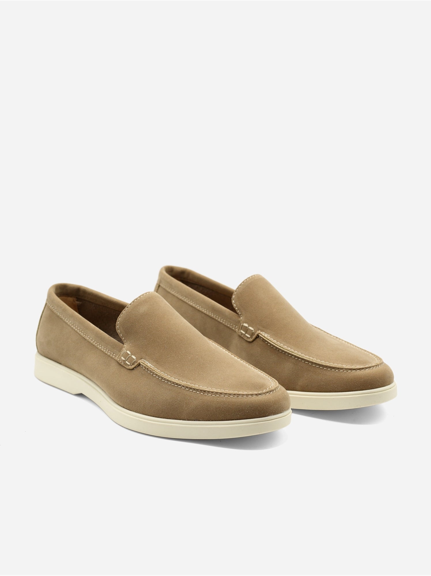 Mocassins en cuir - Uomo - Beige