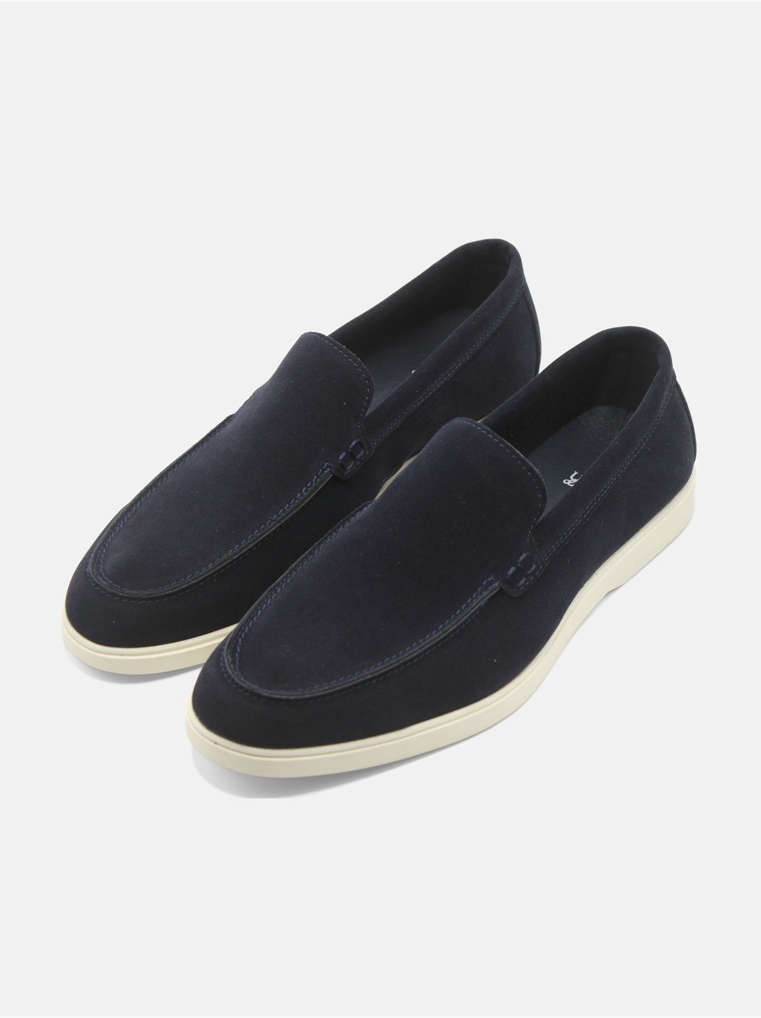 Mocassins en cuir - Uomo - Bleu foncé
