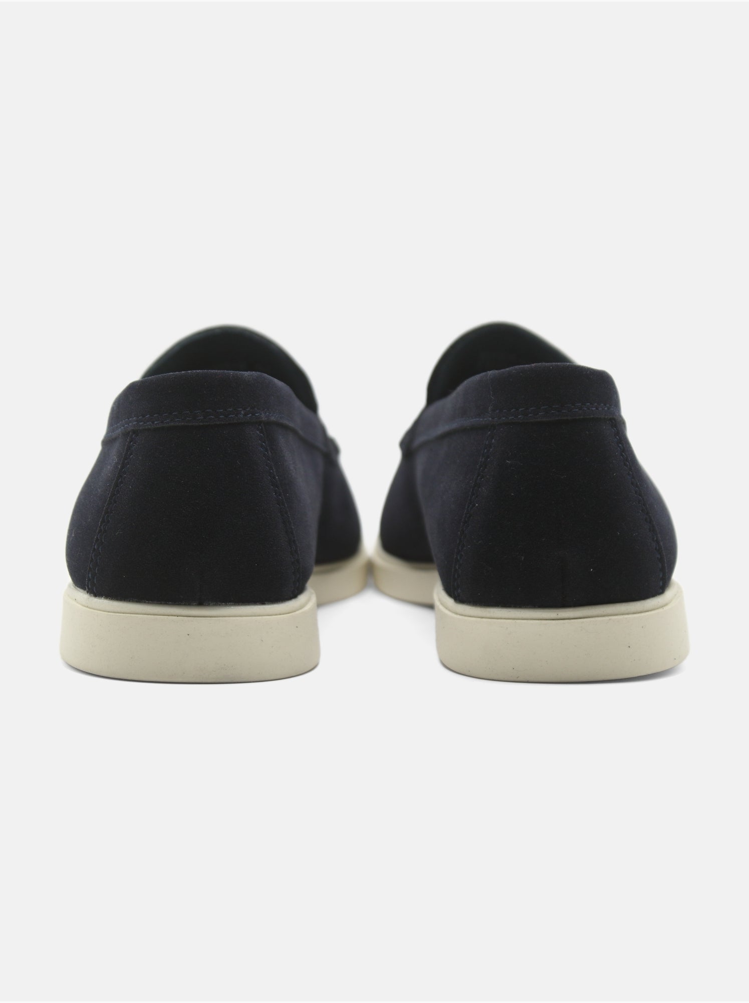 Mocassins en cuir - Uomo - Bleu foncé