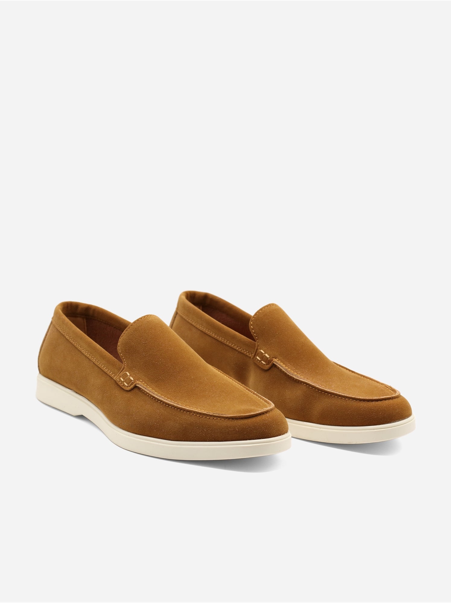 Mocassins en cuir - Uomo - Camel
