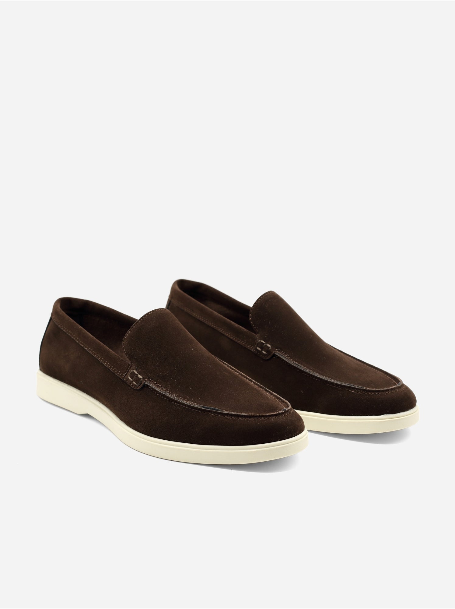Mocassins en cuir - Uomo - Marron foncé