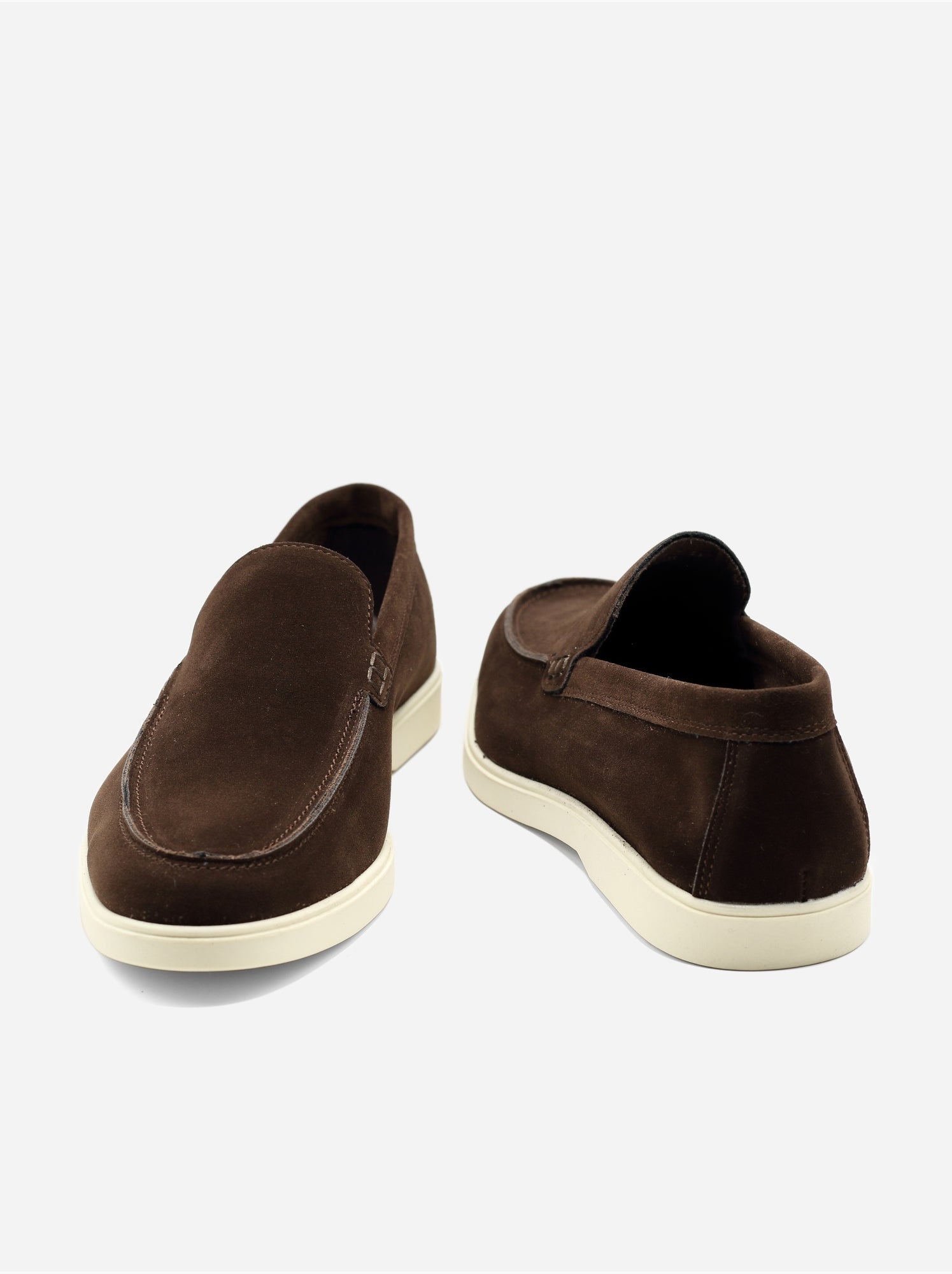 Mocassins en cuir - Uomo - Marron foncé