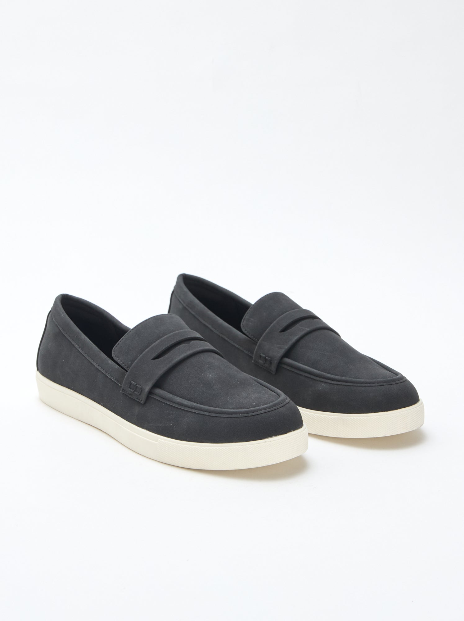 Mocassins en suédine - Noir