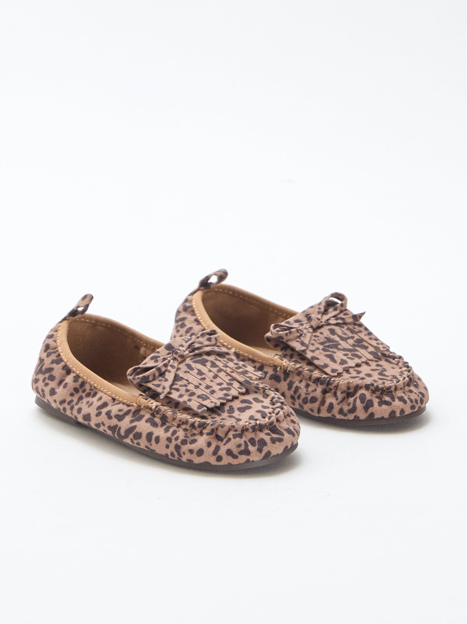 Mocassins léopard en suédine - Léopard