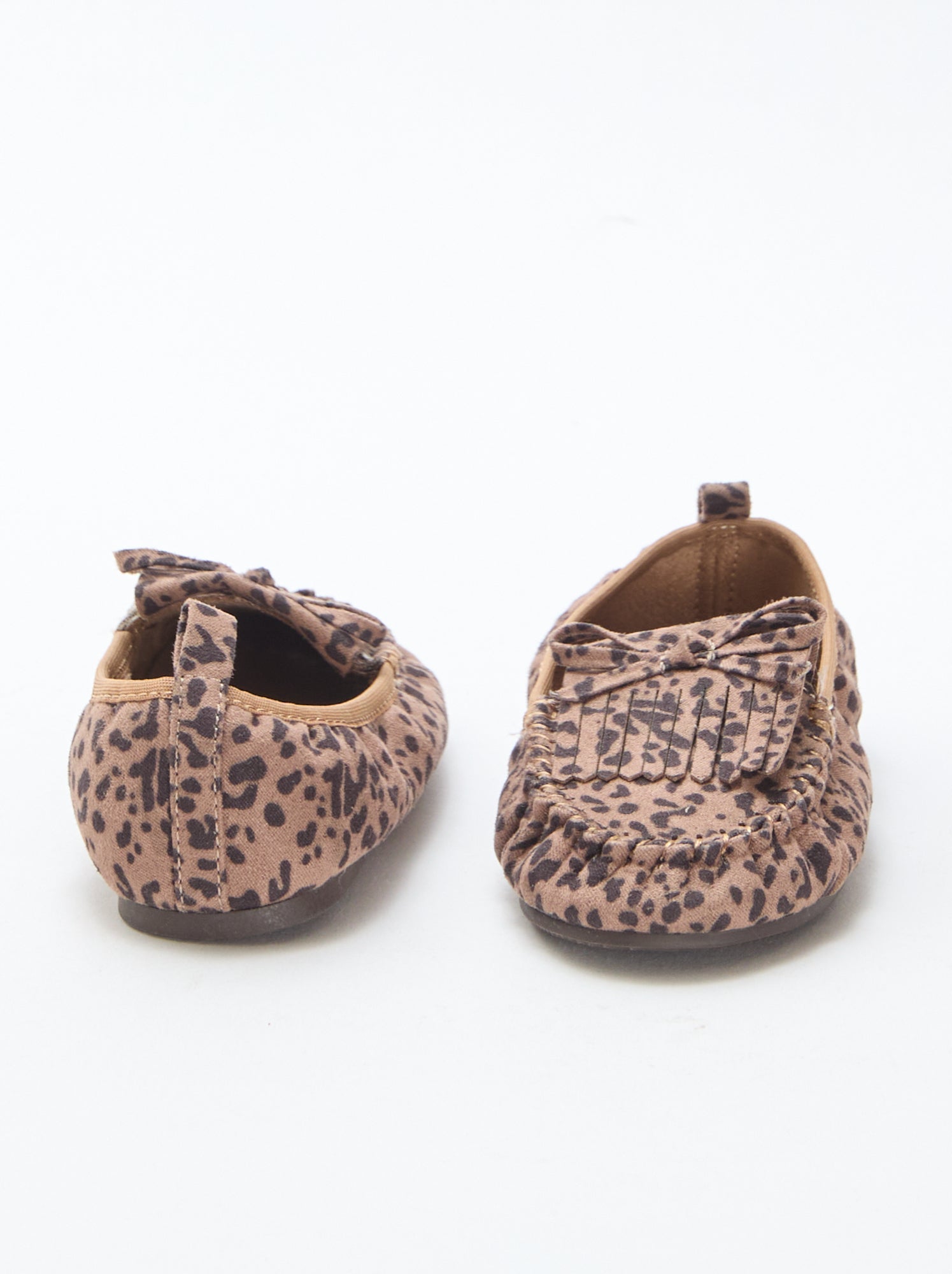 Mocassins léopard en suédine - Léopard