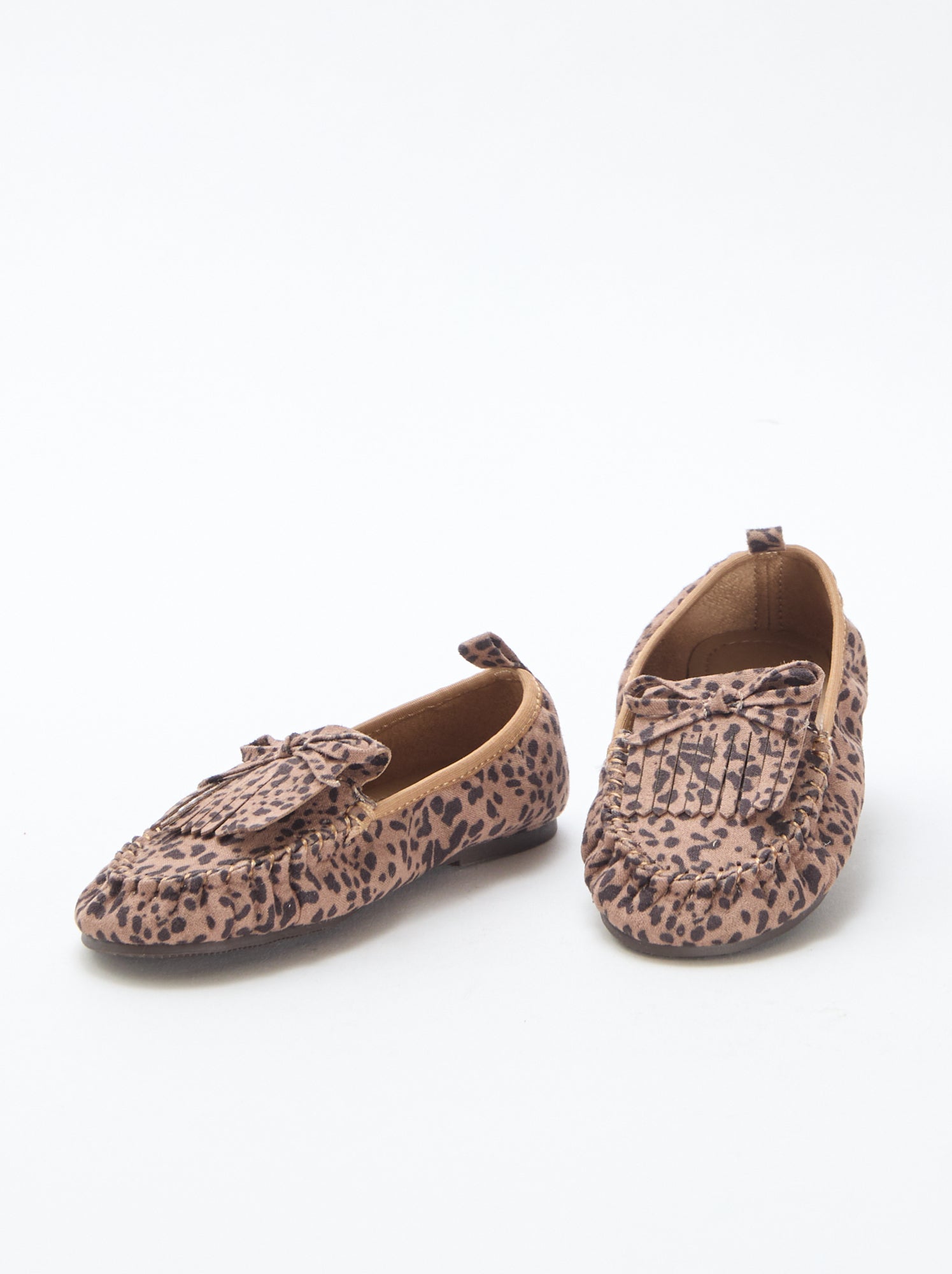 Mocassins léopard en suédine - Léopard