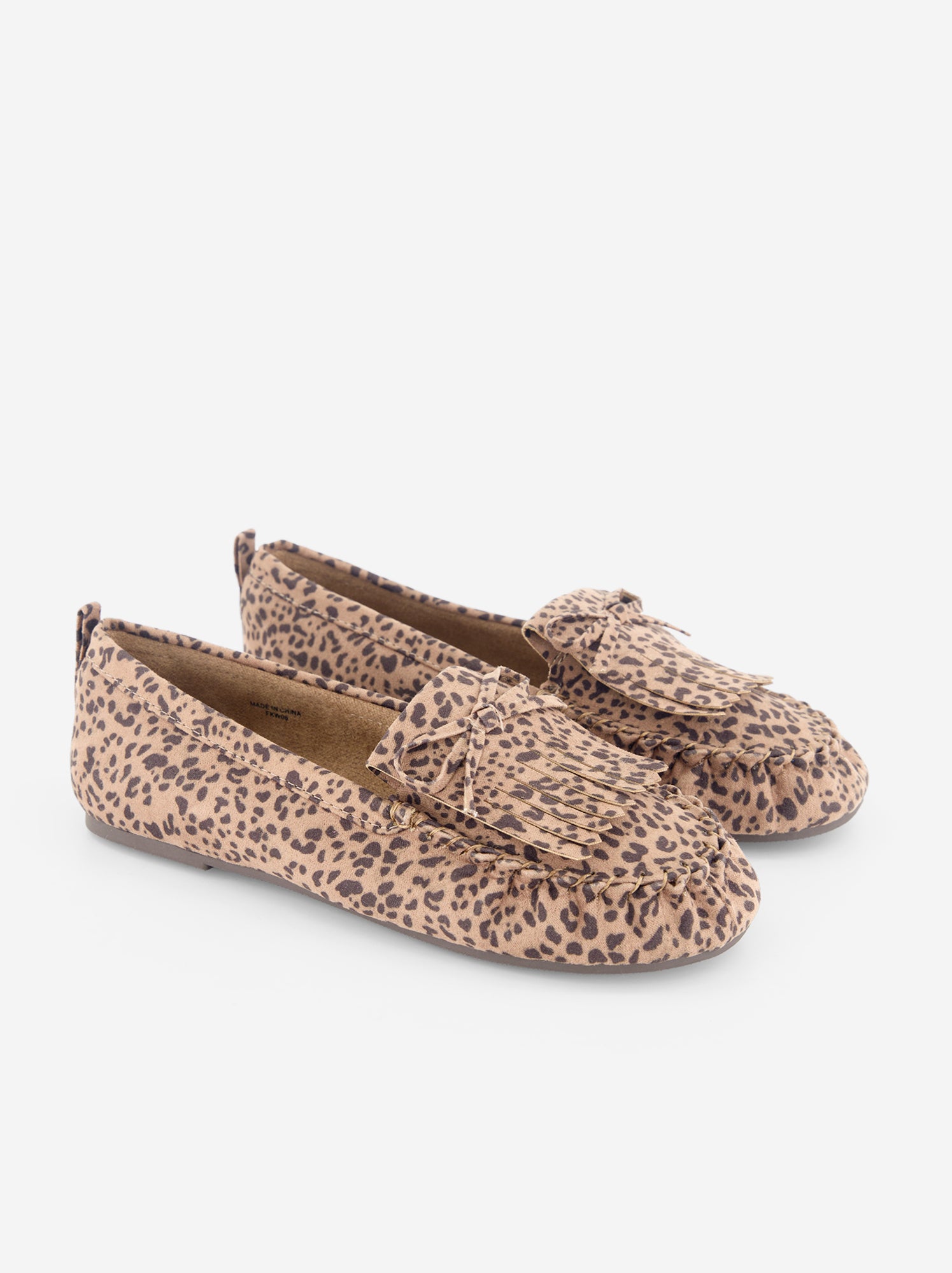 Mocassins léopard en suédine - Léopard
