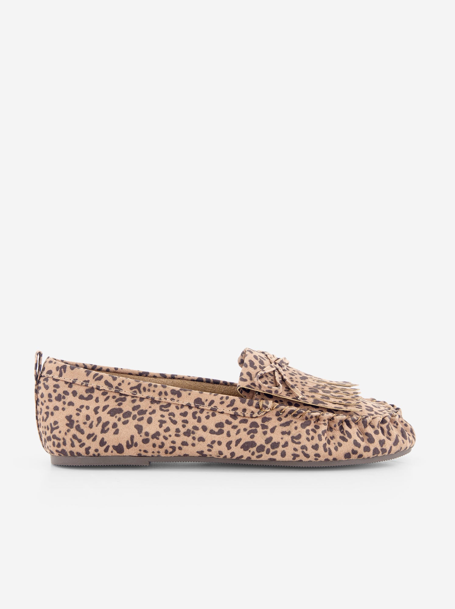 Mocassins léopard en suédine - Léopard