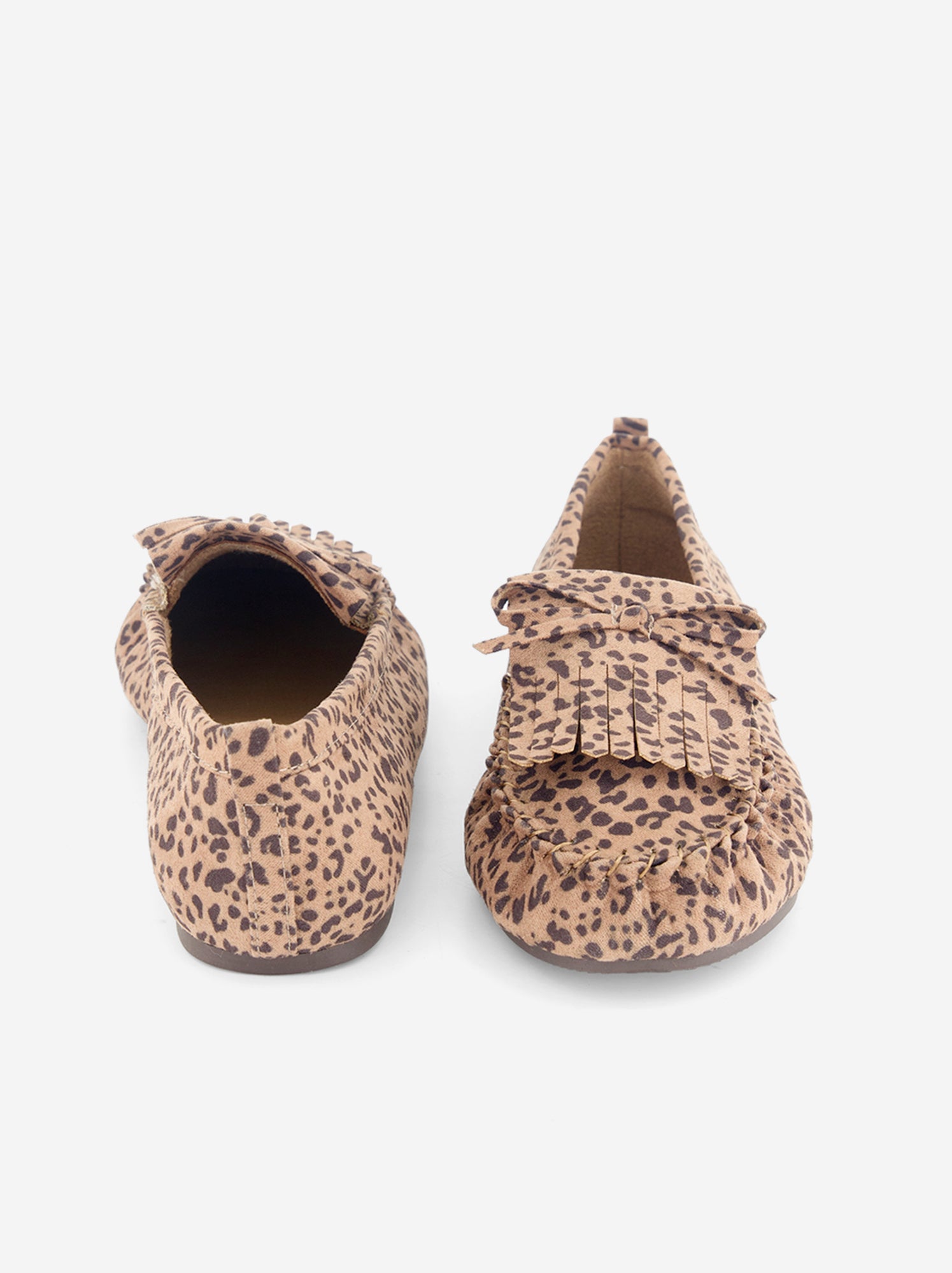 Mocassins léopard en suédine - Léopard