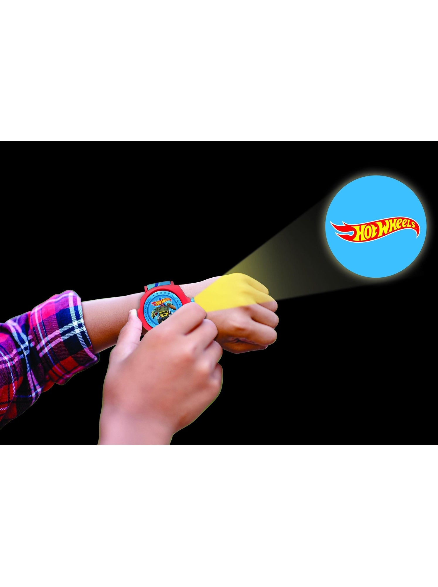 Montre projecteur hot wheels - Bleu