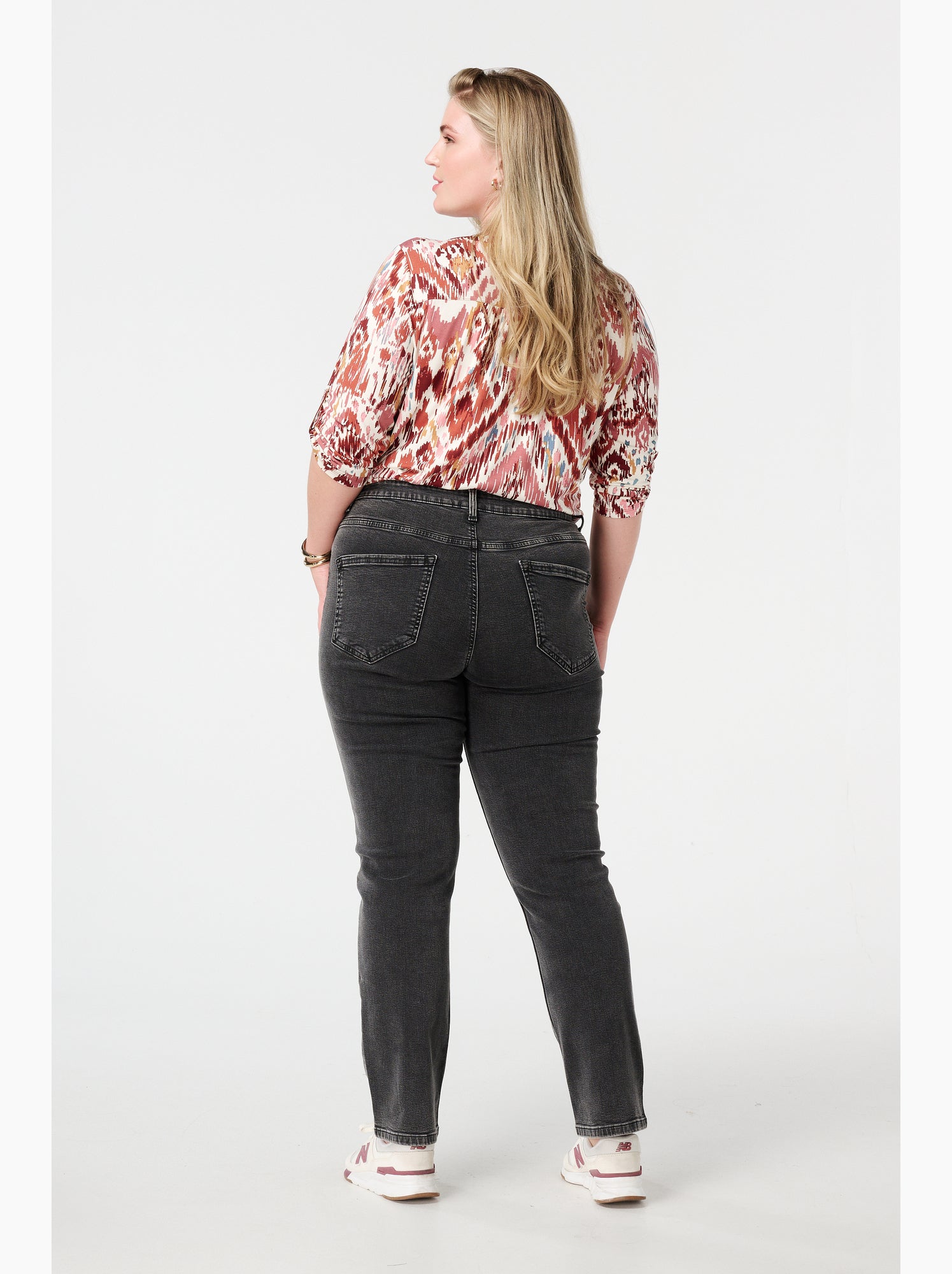 Ms mode longueur 32 | jean straight leg lily - Gris