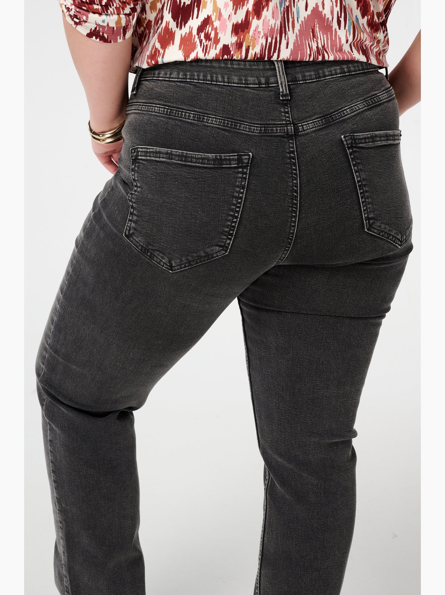 Ms mode longueur 32 | jean straight leg lily - Gris