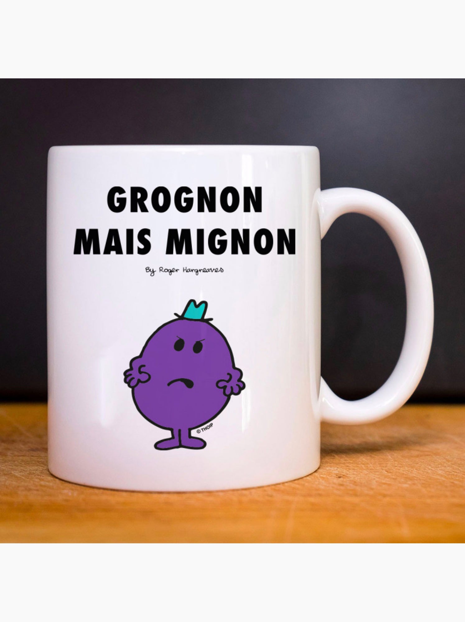 Mug GROGNON MAIS MIGNON 2 - Blanc