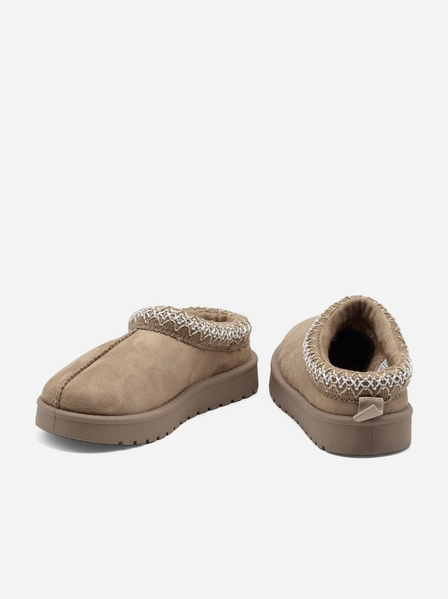 Mules à enfiler - Beige foncé