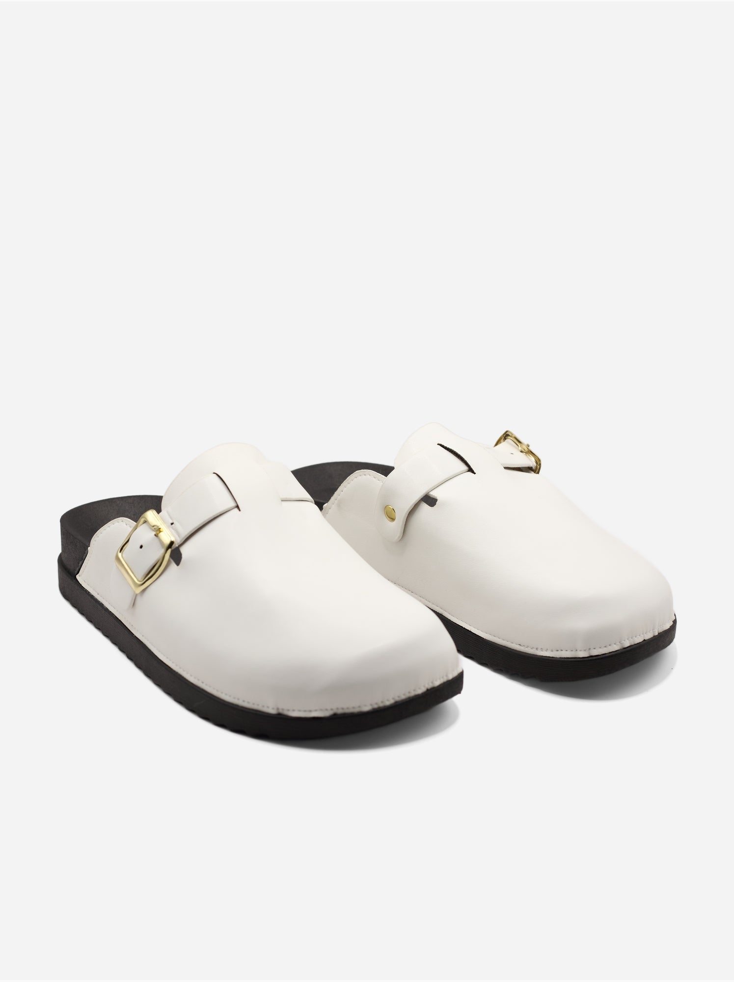 Mules à enfiler - Blanc