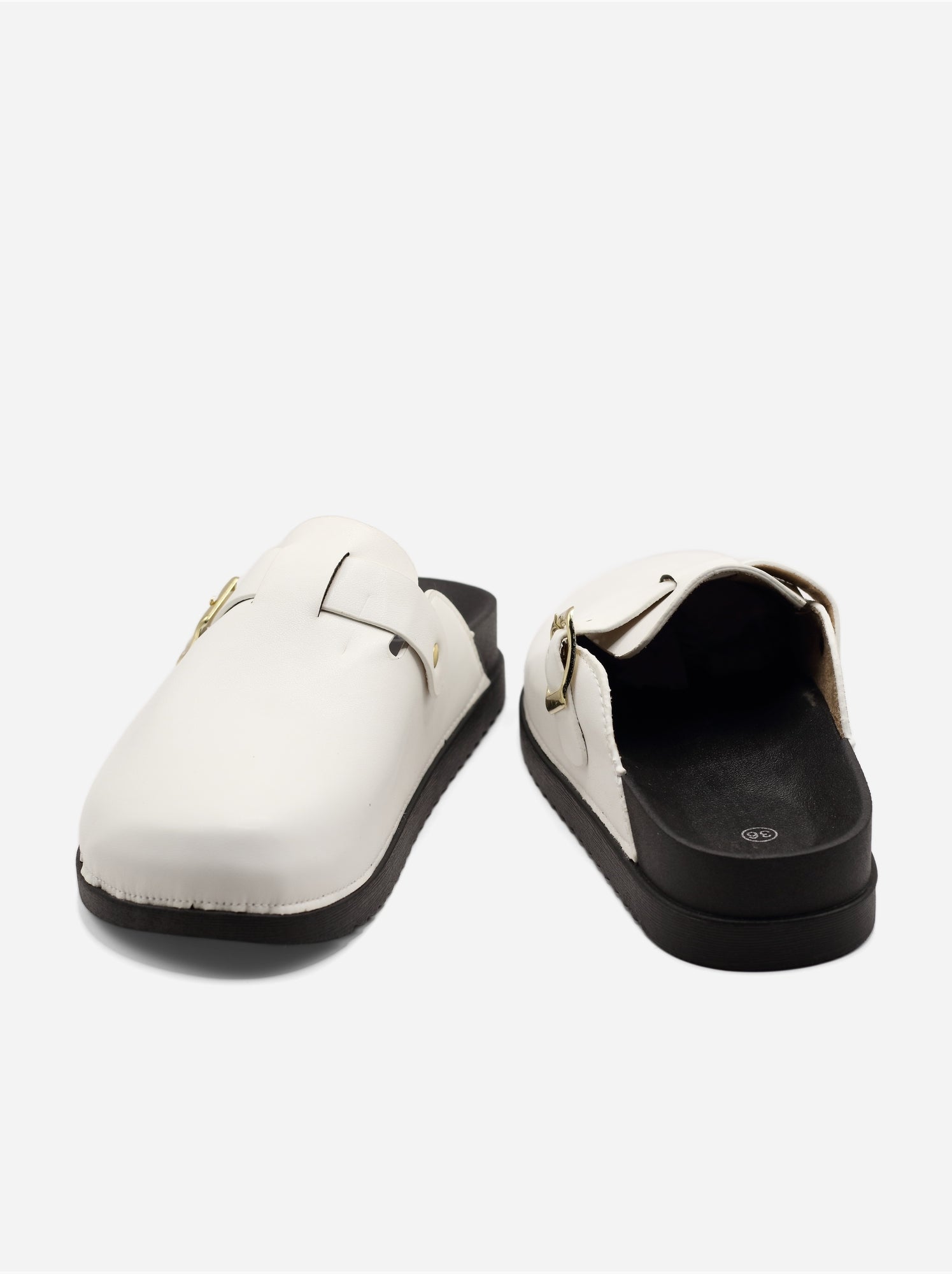 Mules à enfiler - Blanc