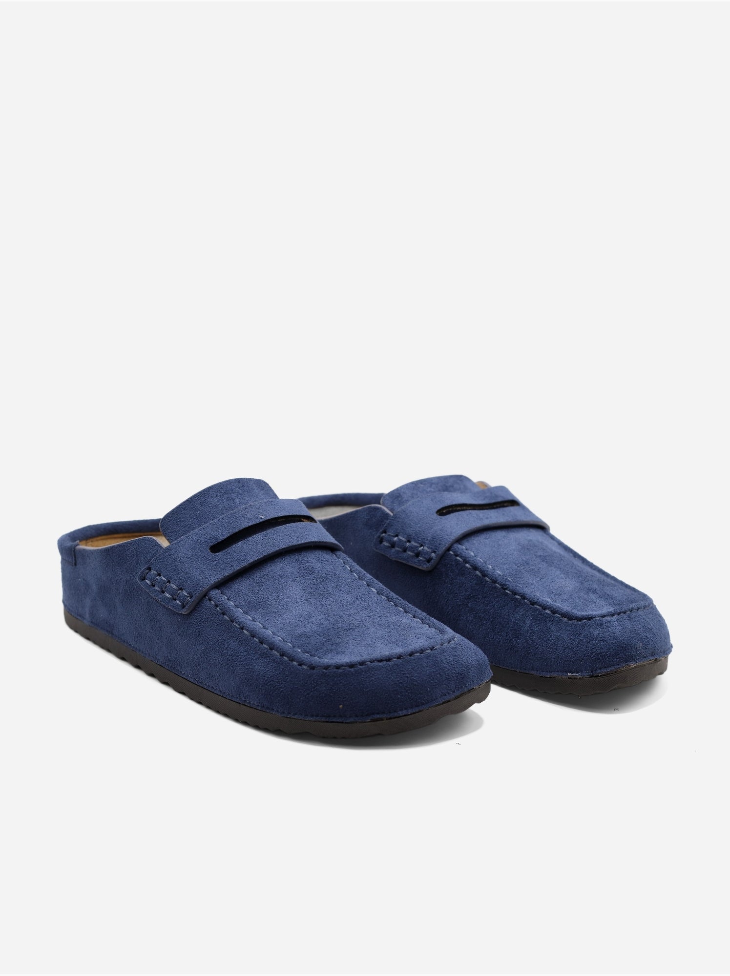 Mules à enfiler - Bleu