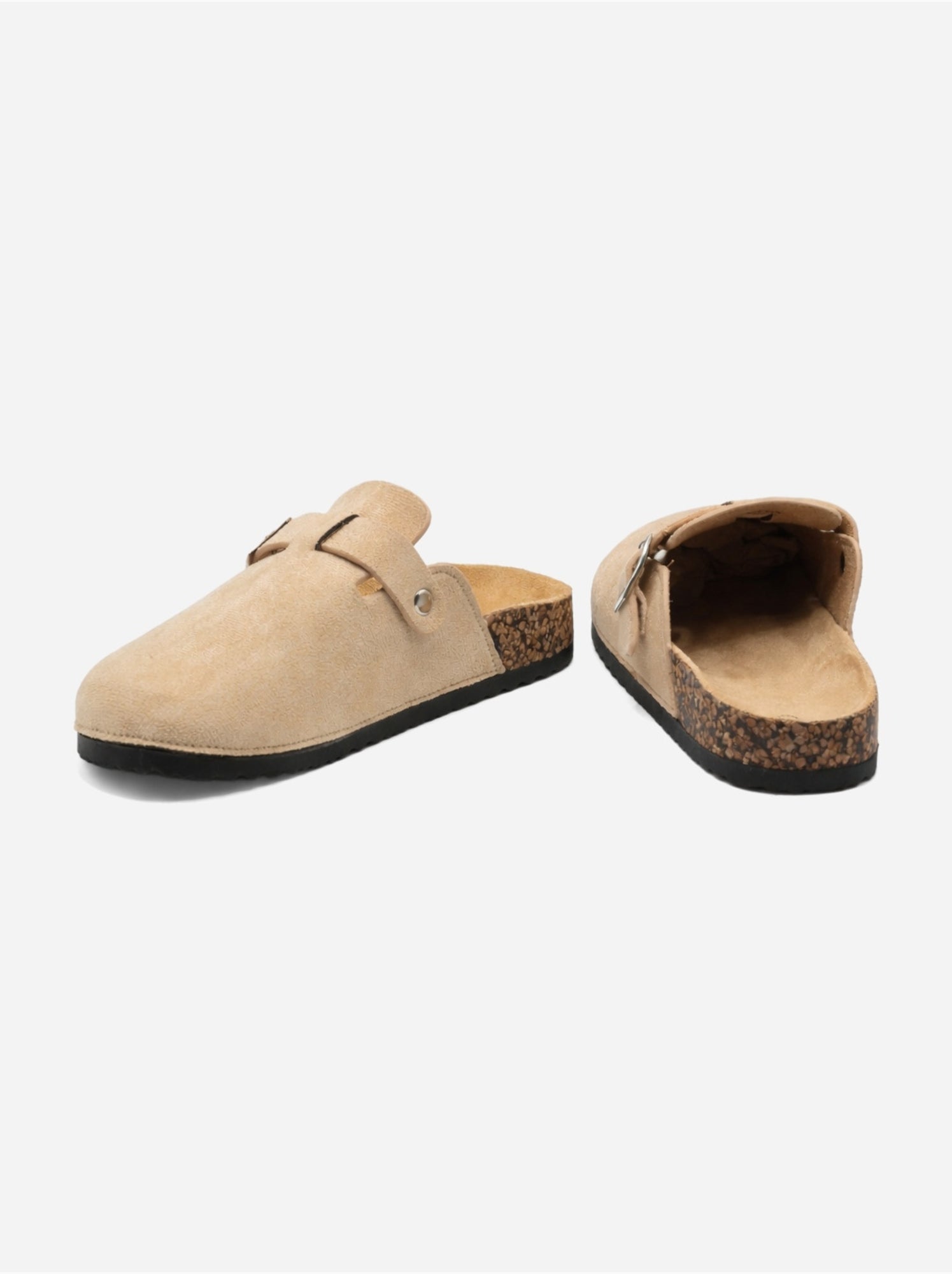 Mules à enfiler - Crème