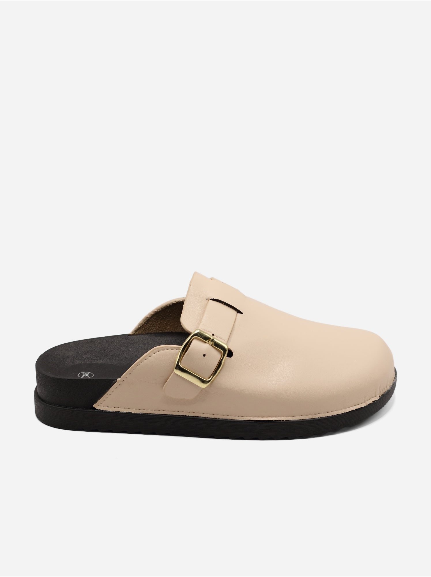Mules à enfiler - Crème