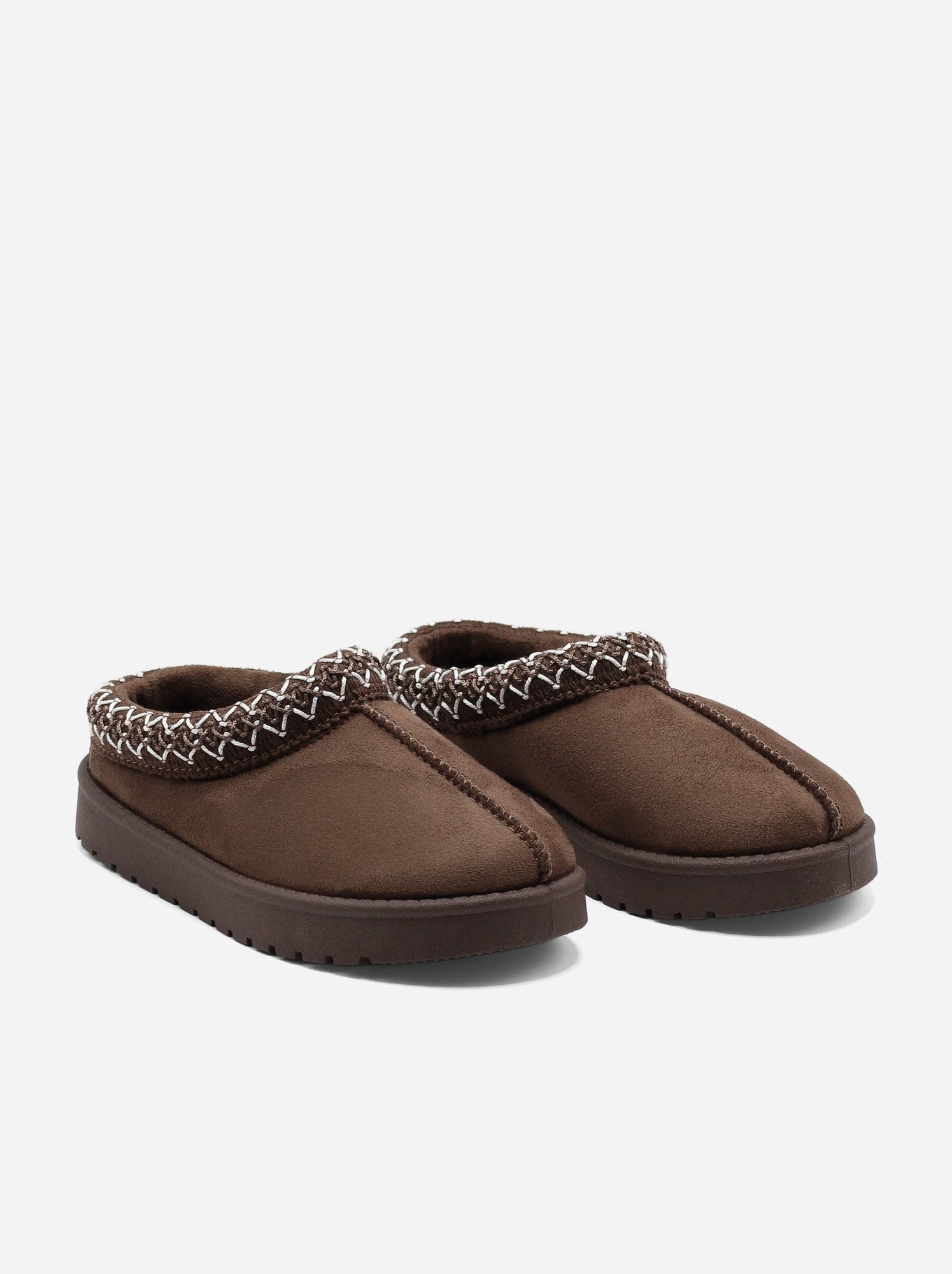 Mules à enfiler - Marron