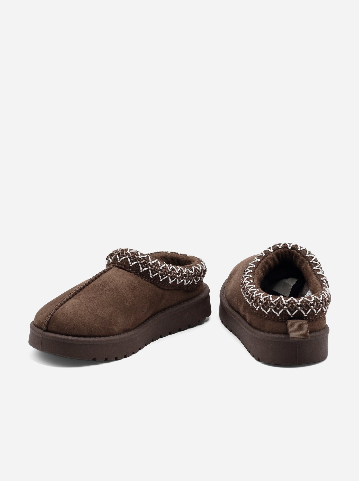 Mules à enfiler - Marron