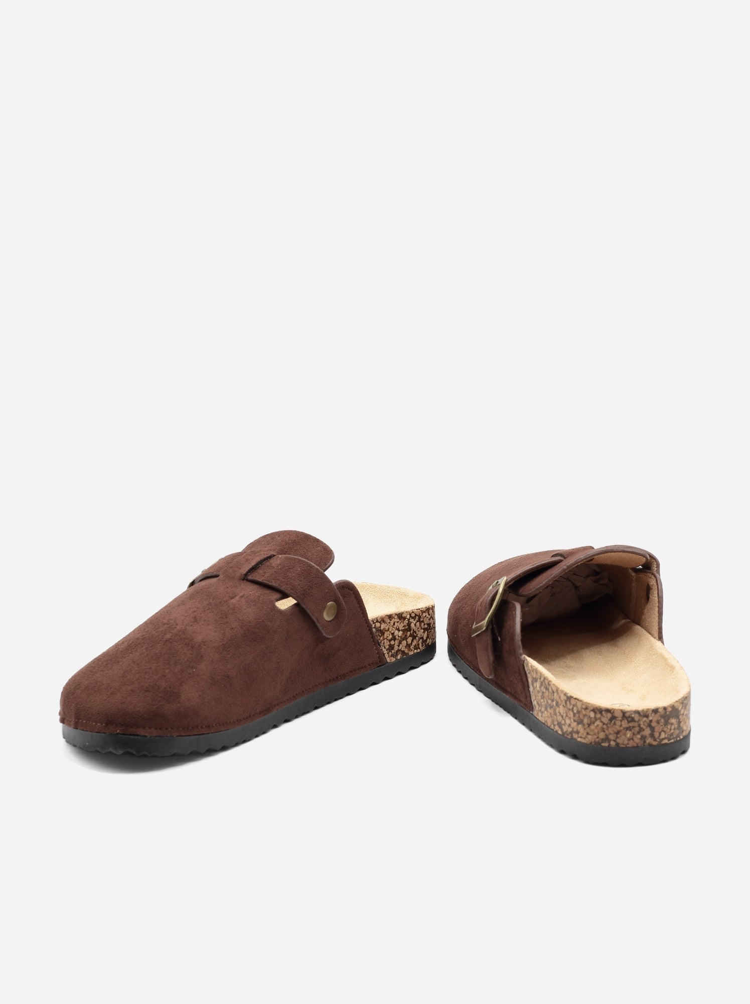 Mules à enfiler - Marron