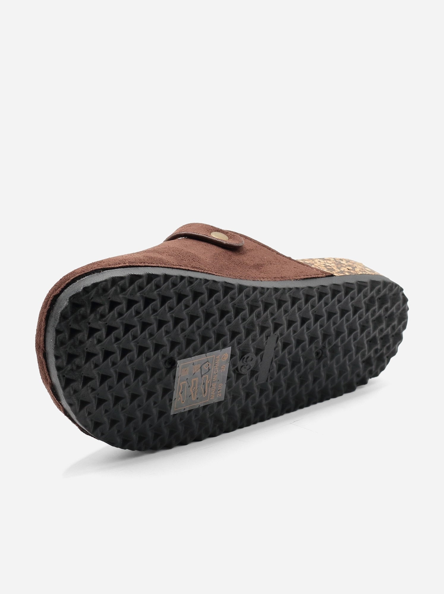 Mules à enfiler - Marron