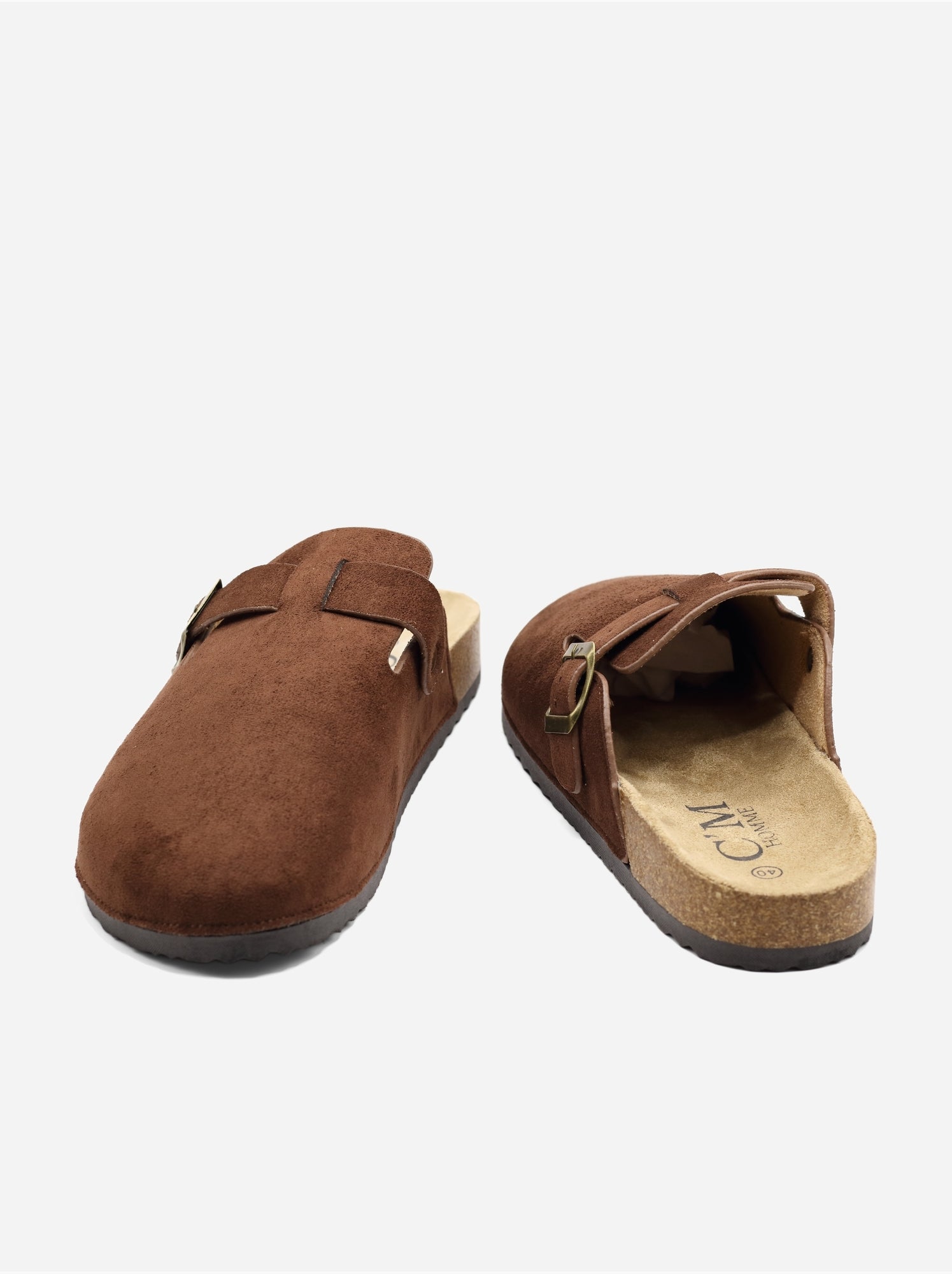 Mules à enfiler - Marron