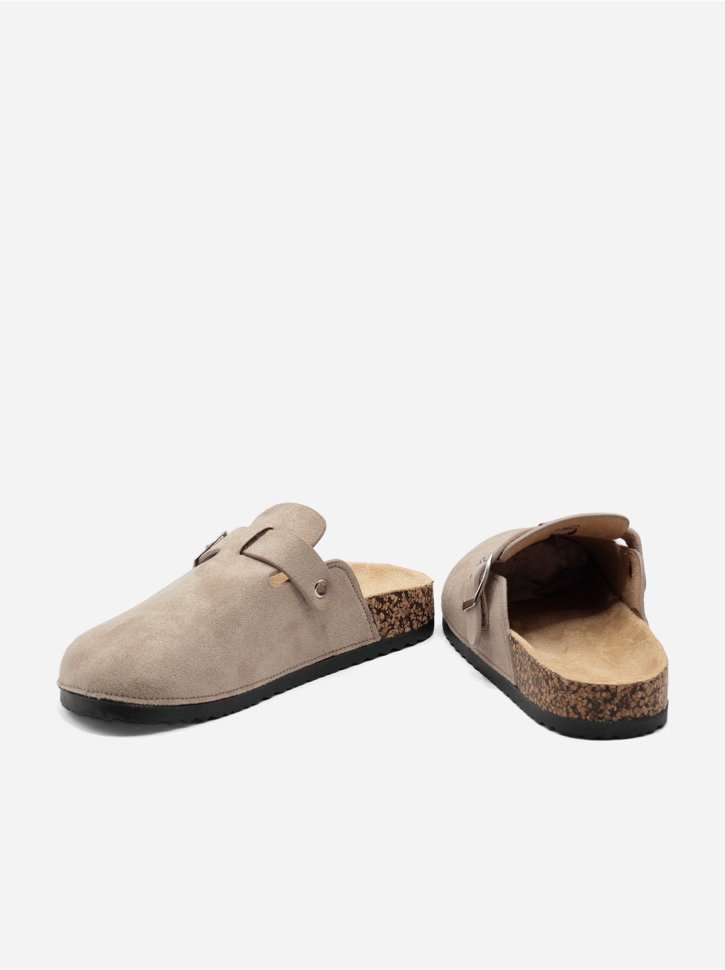 Mules à enfiler - Taupe