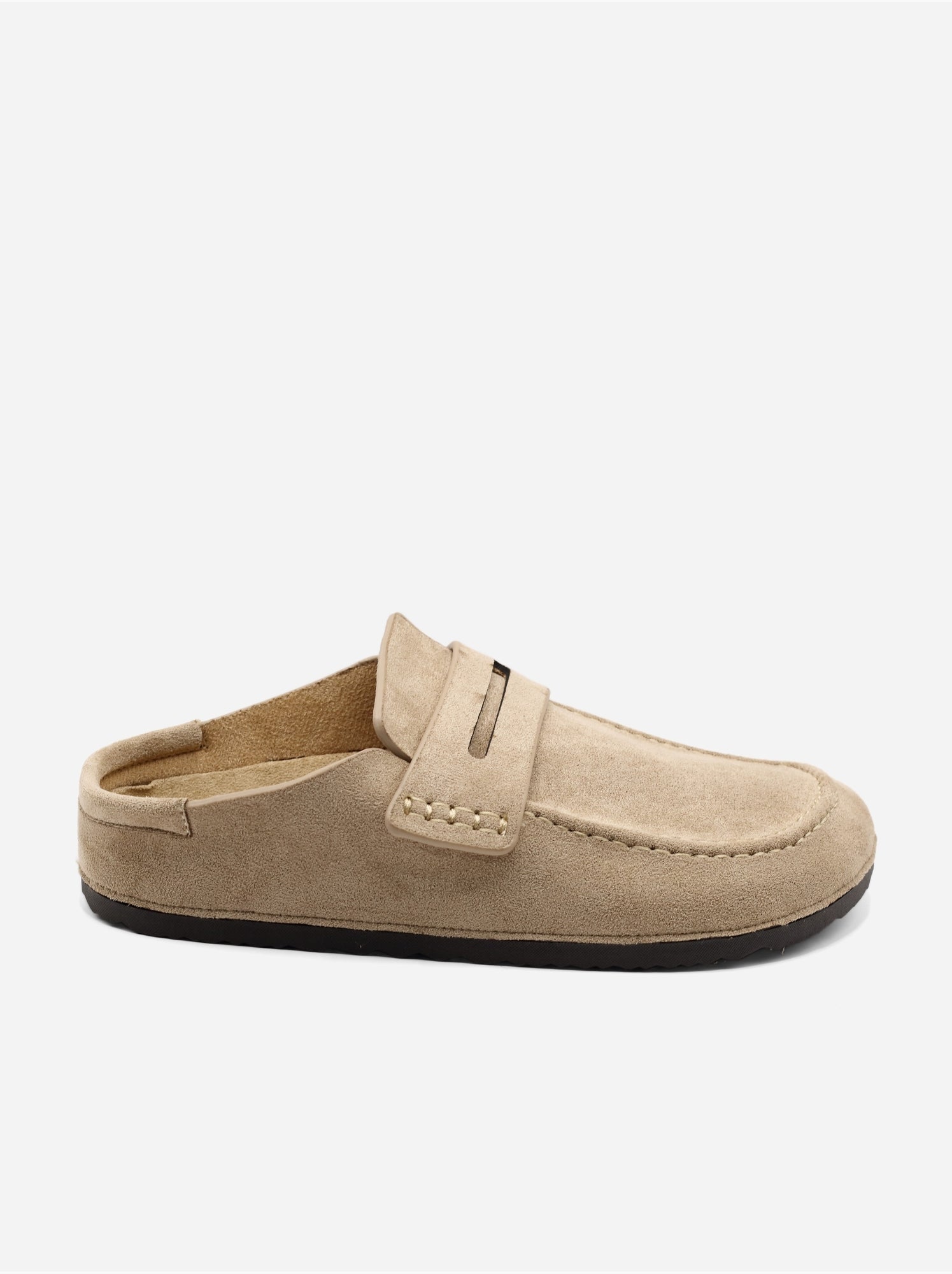 Mules à enfiler - Taupe