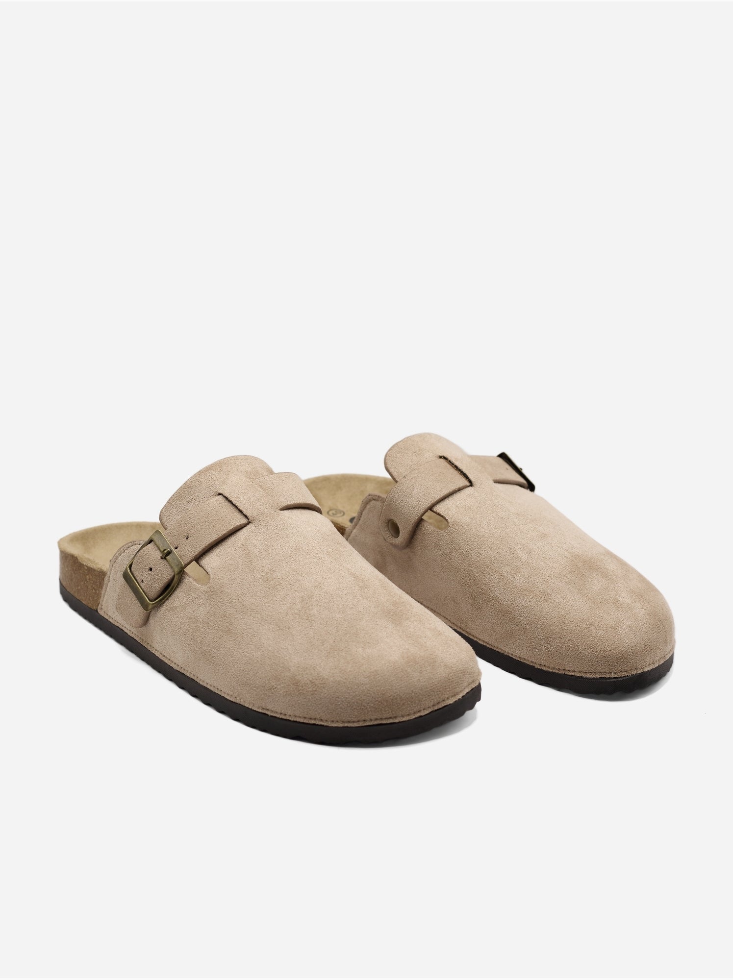 Mules à enfiler - Taupe