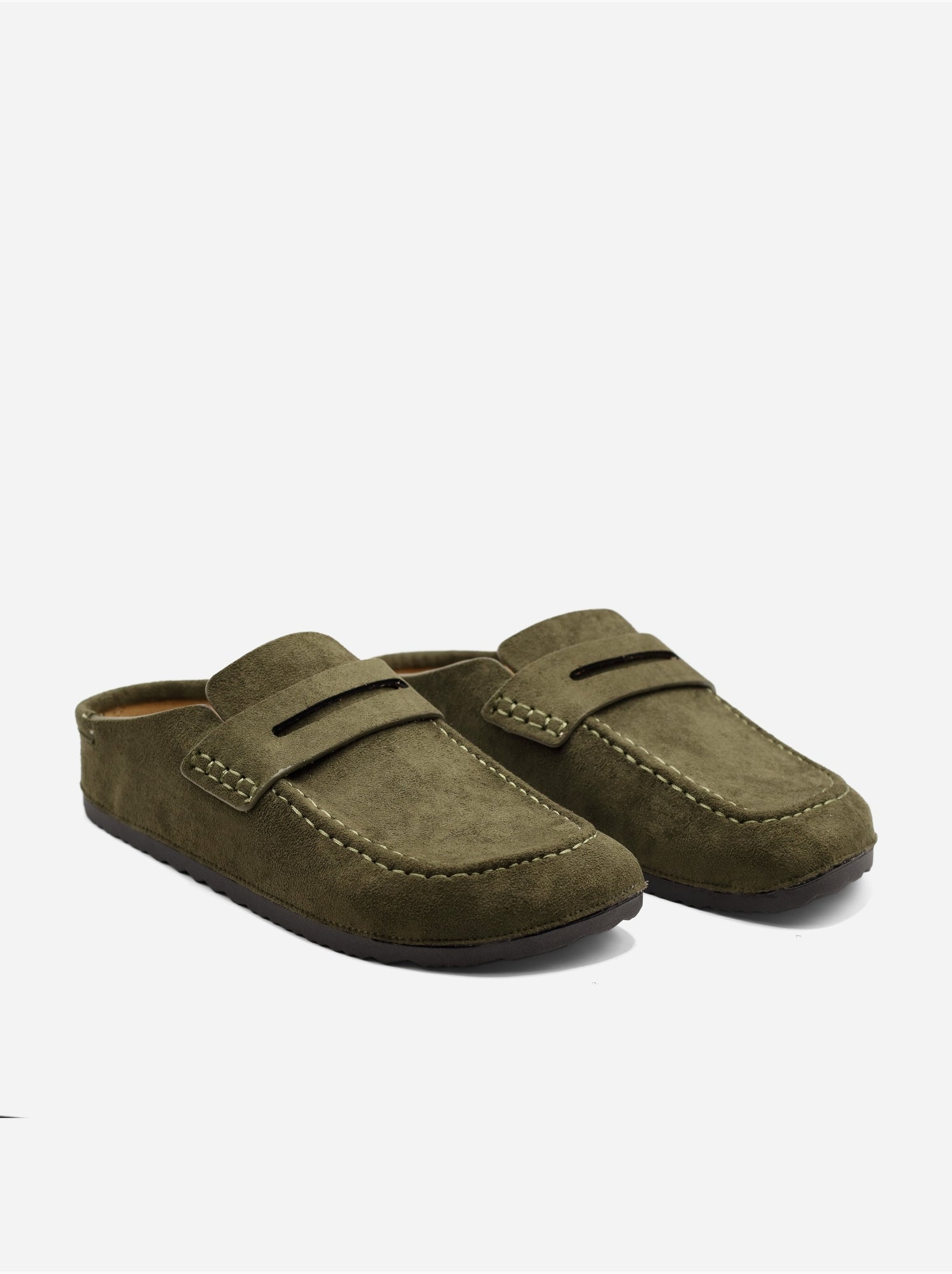 Mules à enfiler - Vert