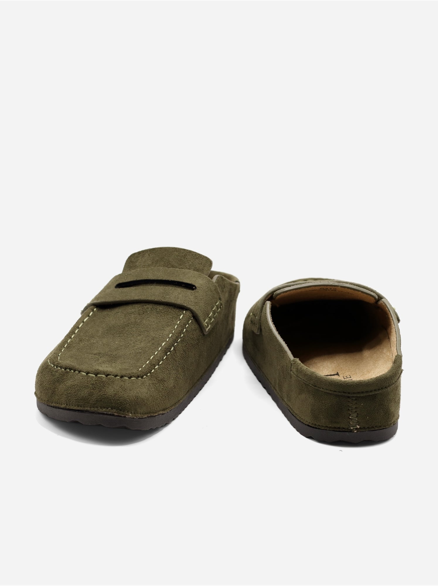 Mules à enfiler - Vert