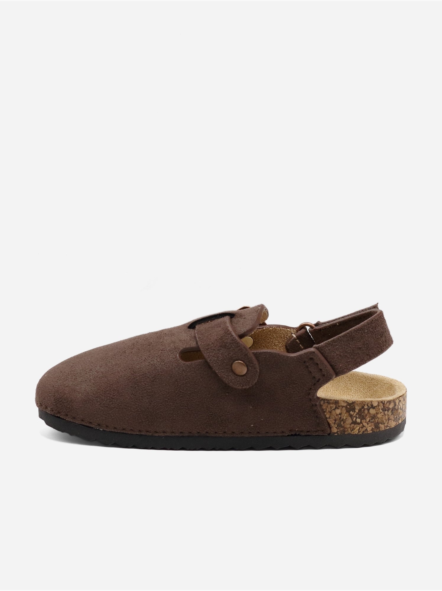Mules à scratch - Marron foncé