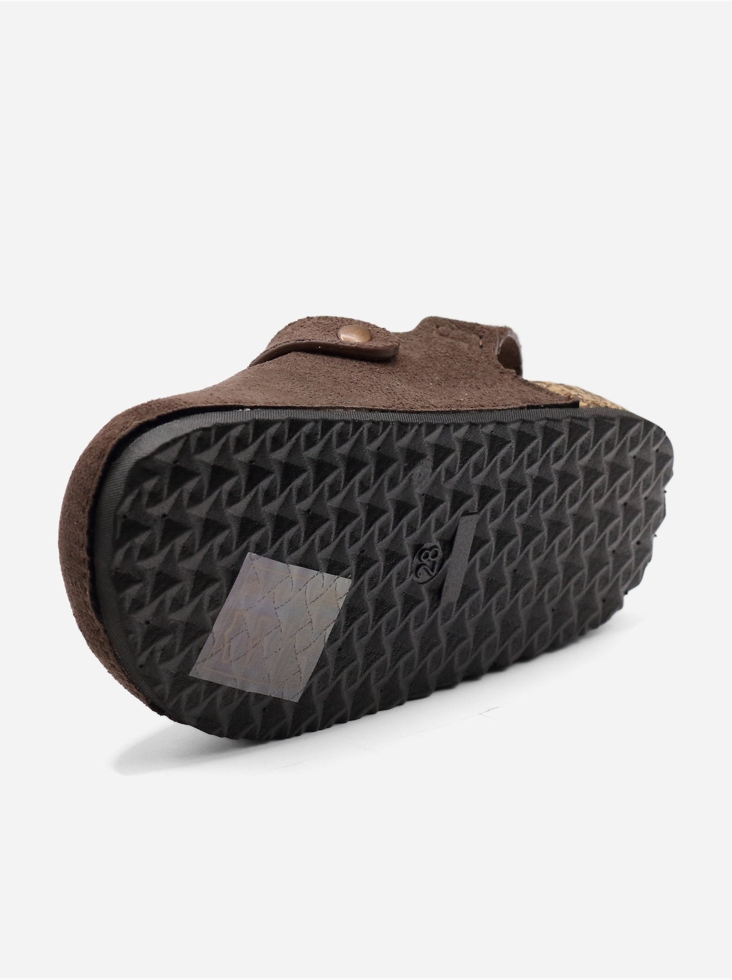 Mules à scratch - Marron foncé