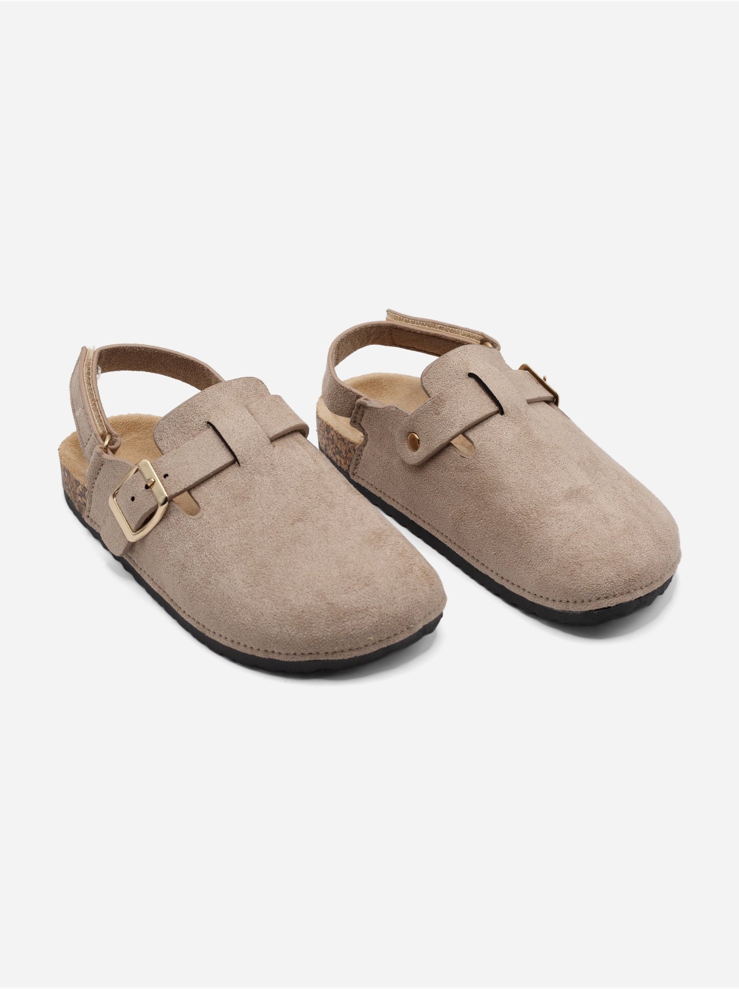 Mules à scratch - Taupe