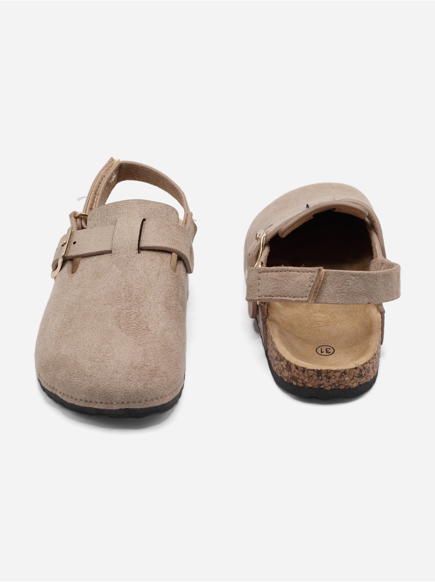 Mules à scratch - Taupe