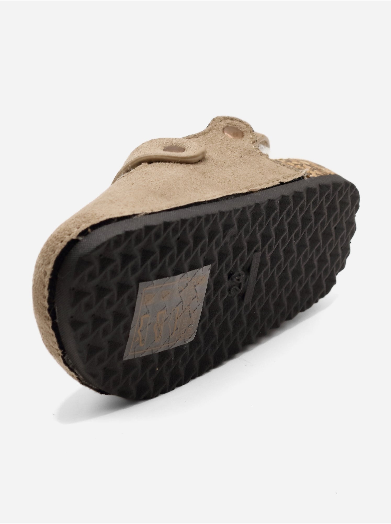 Mules bébé fourrées - Taupe