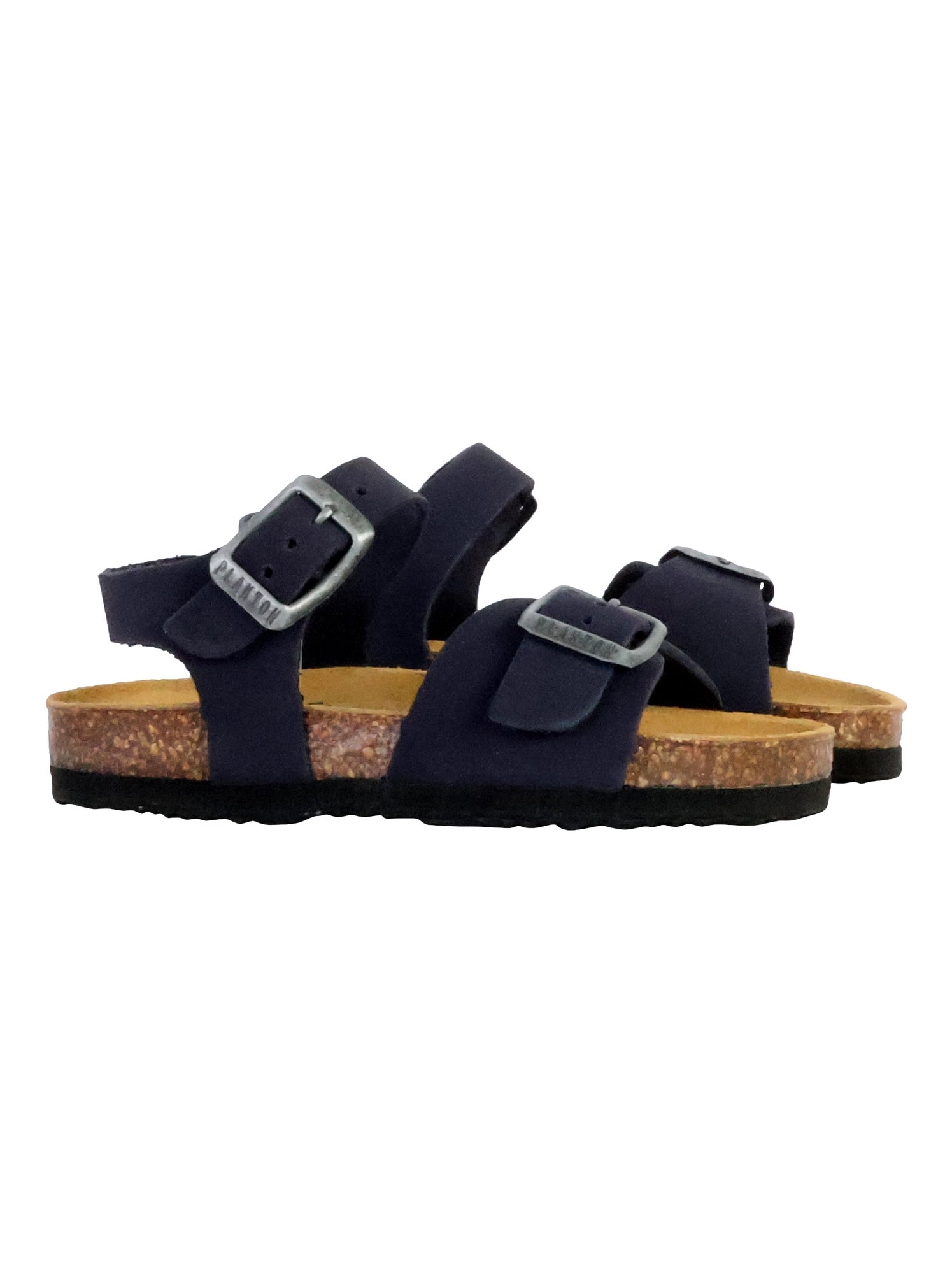 Mules Cuir Enfant Plakton Louis - Bleu