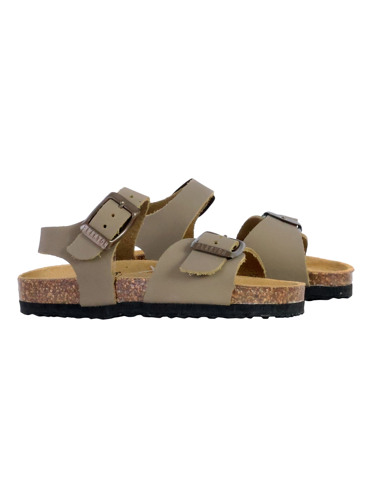 Mules Cuir Enfant Plakton Louis - Kaki