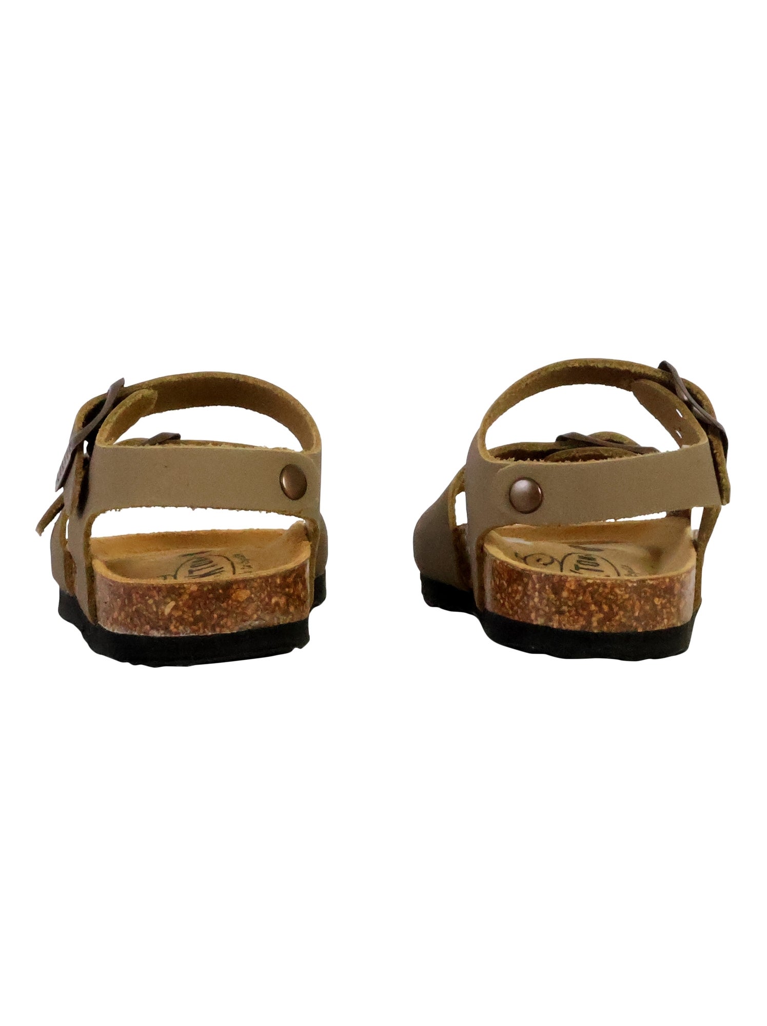 Mules Cuir Enfant Plakton Louis - Kaki