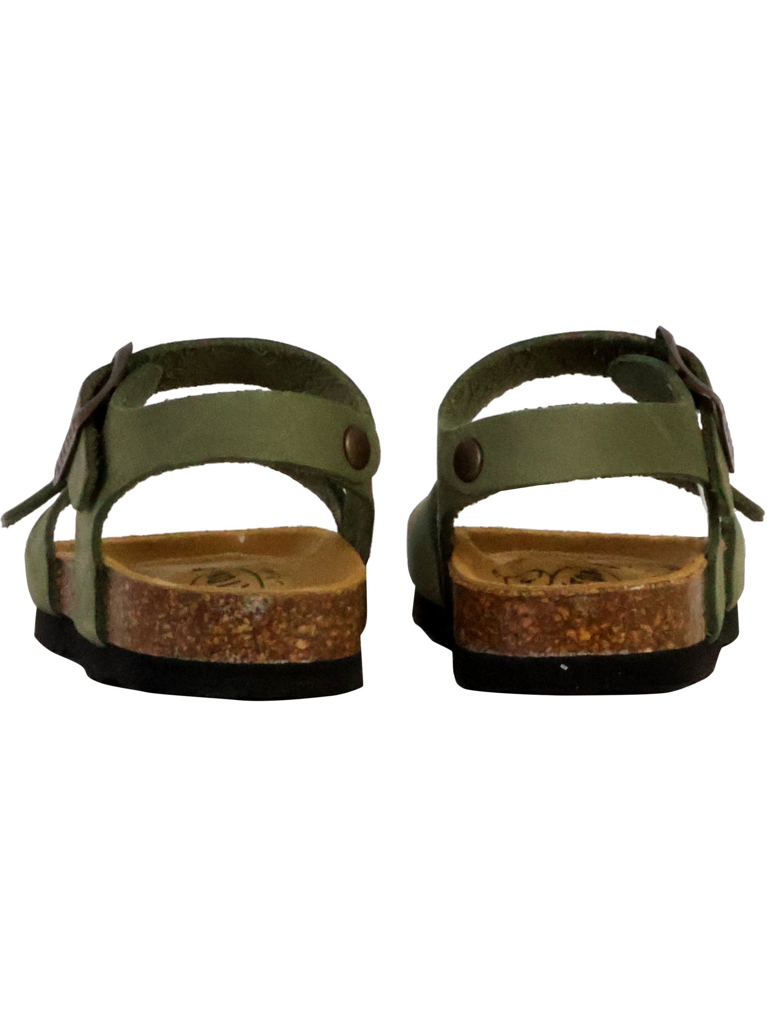 Mules Cuir Enfant Plakton Louis - Vert