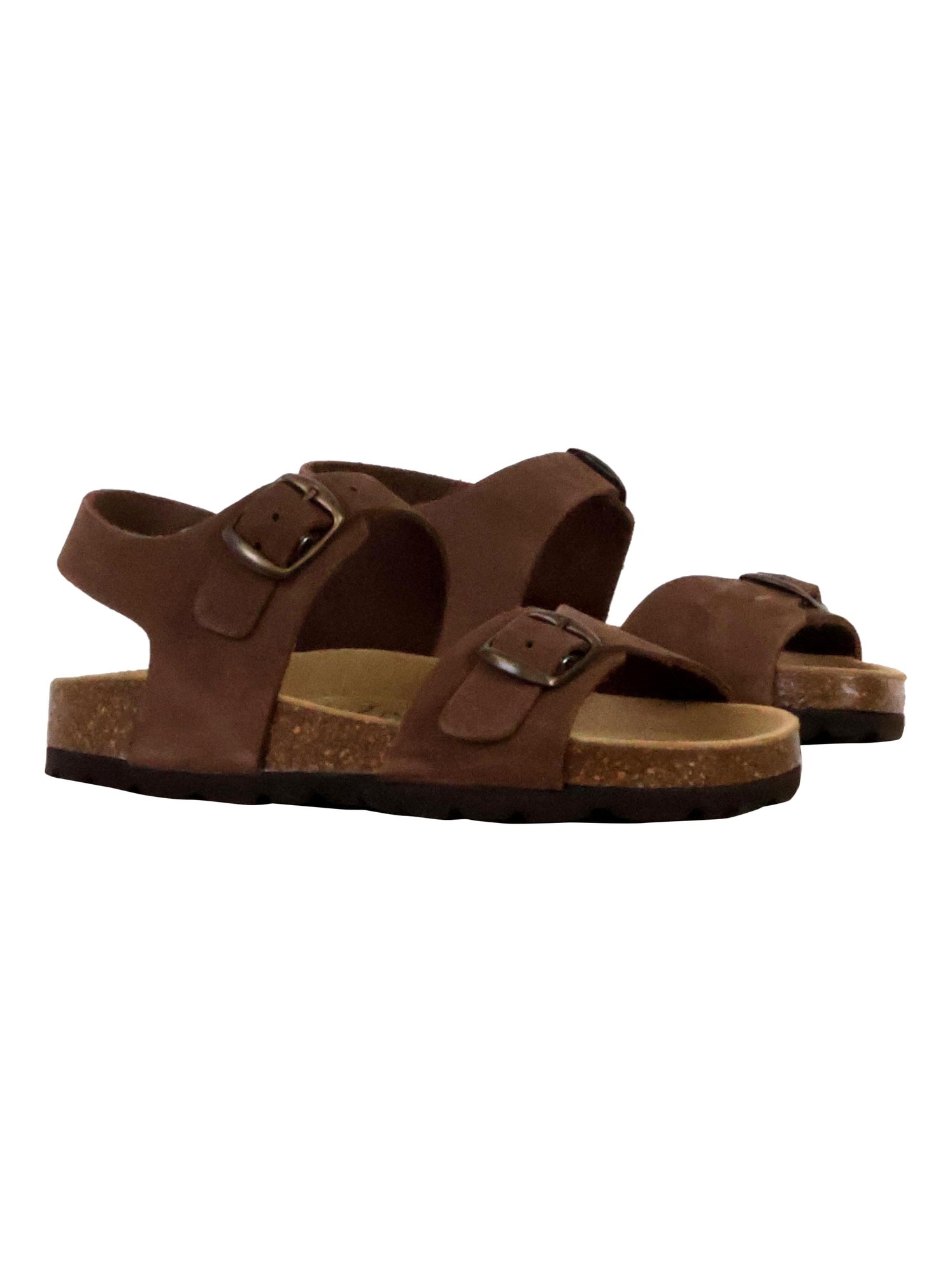 Mules Cuir Enfant The Divine Factory - Marron
