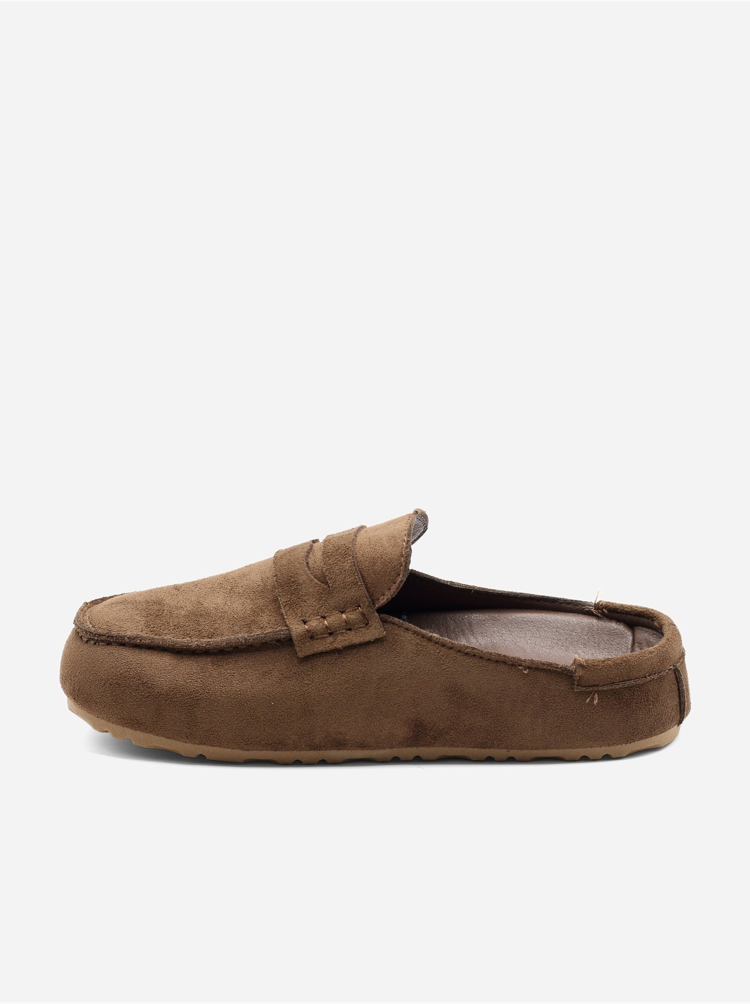 Mules effet daim - Marron