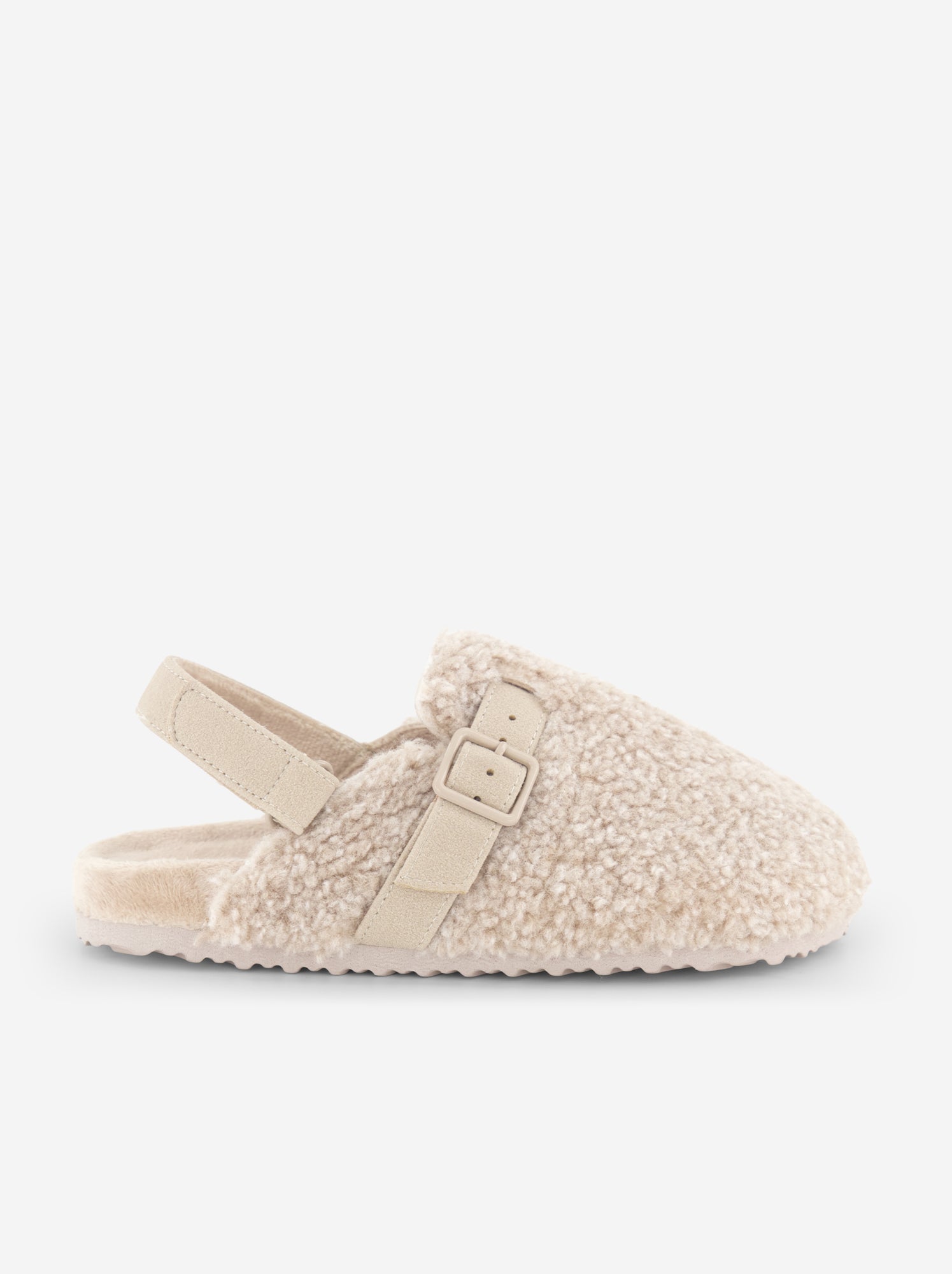 Mules fourrées - Beige