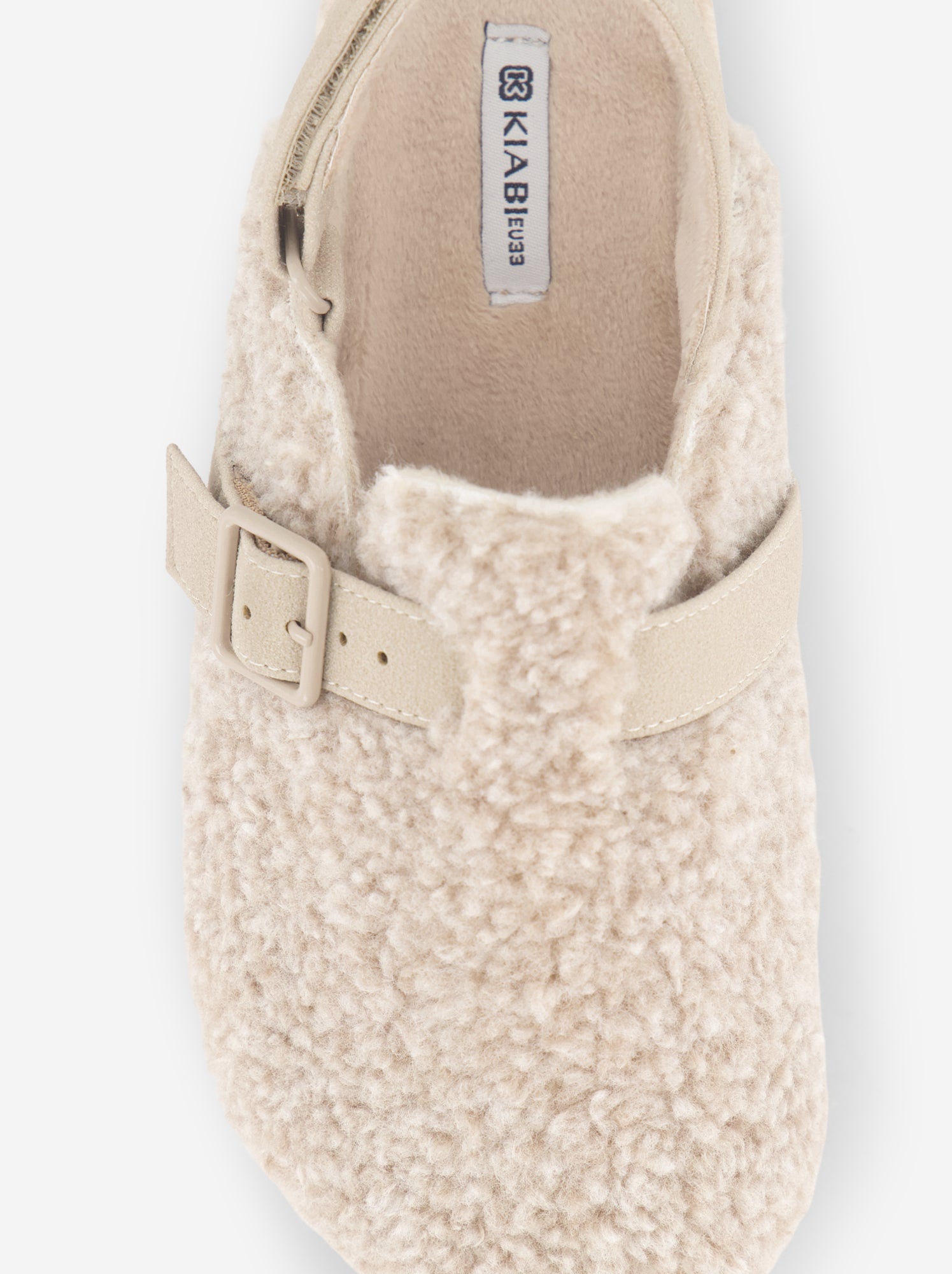 Mules fourrées - Beige