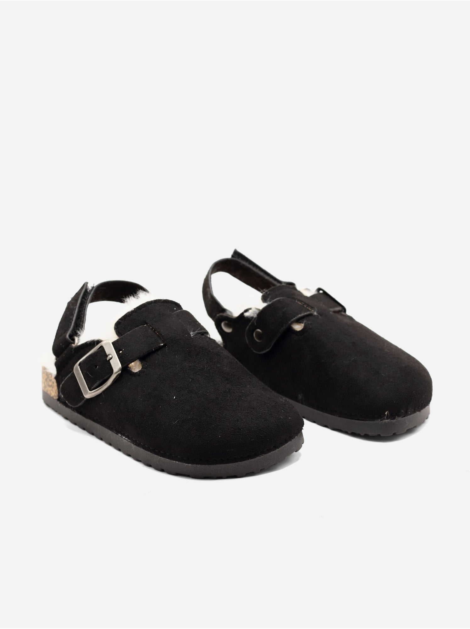Mules fourrées - Noir