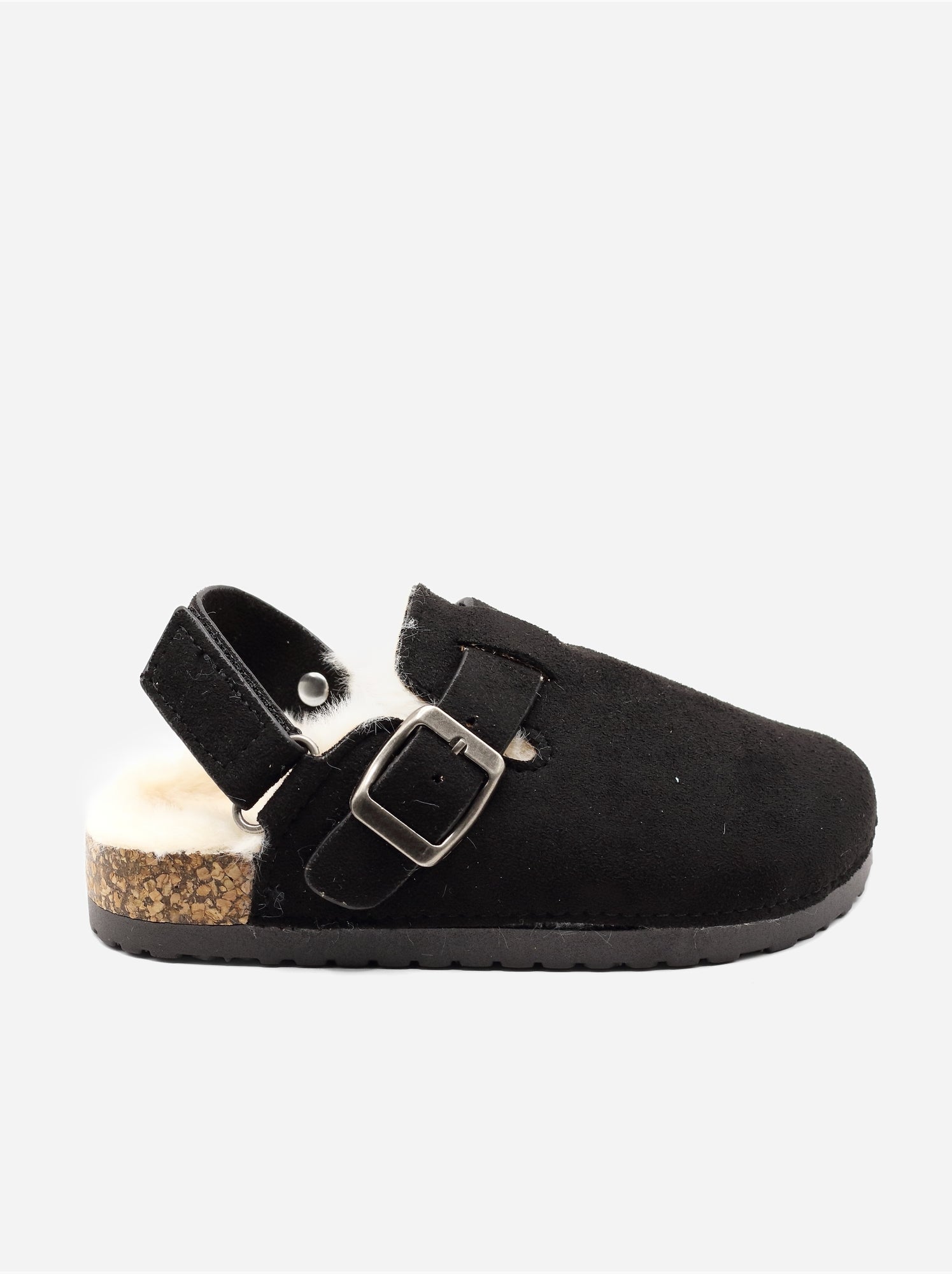 Mules fourrées - Noir