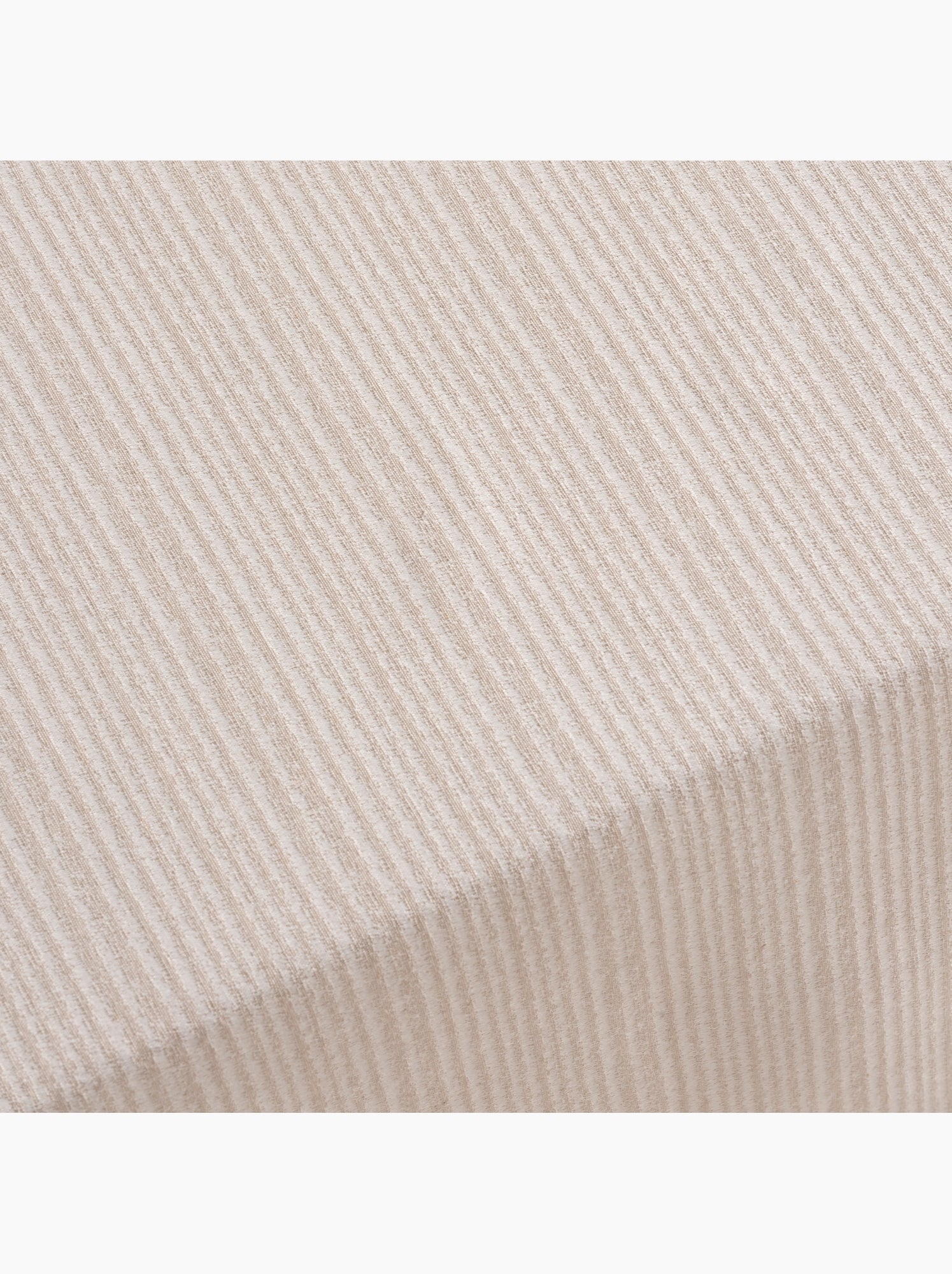 Nappe antitache avec tissu texturé à fines rayures - Gamusi. - Ocre
